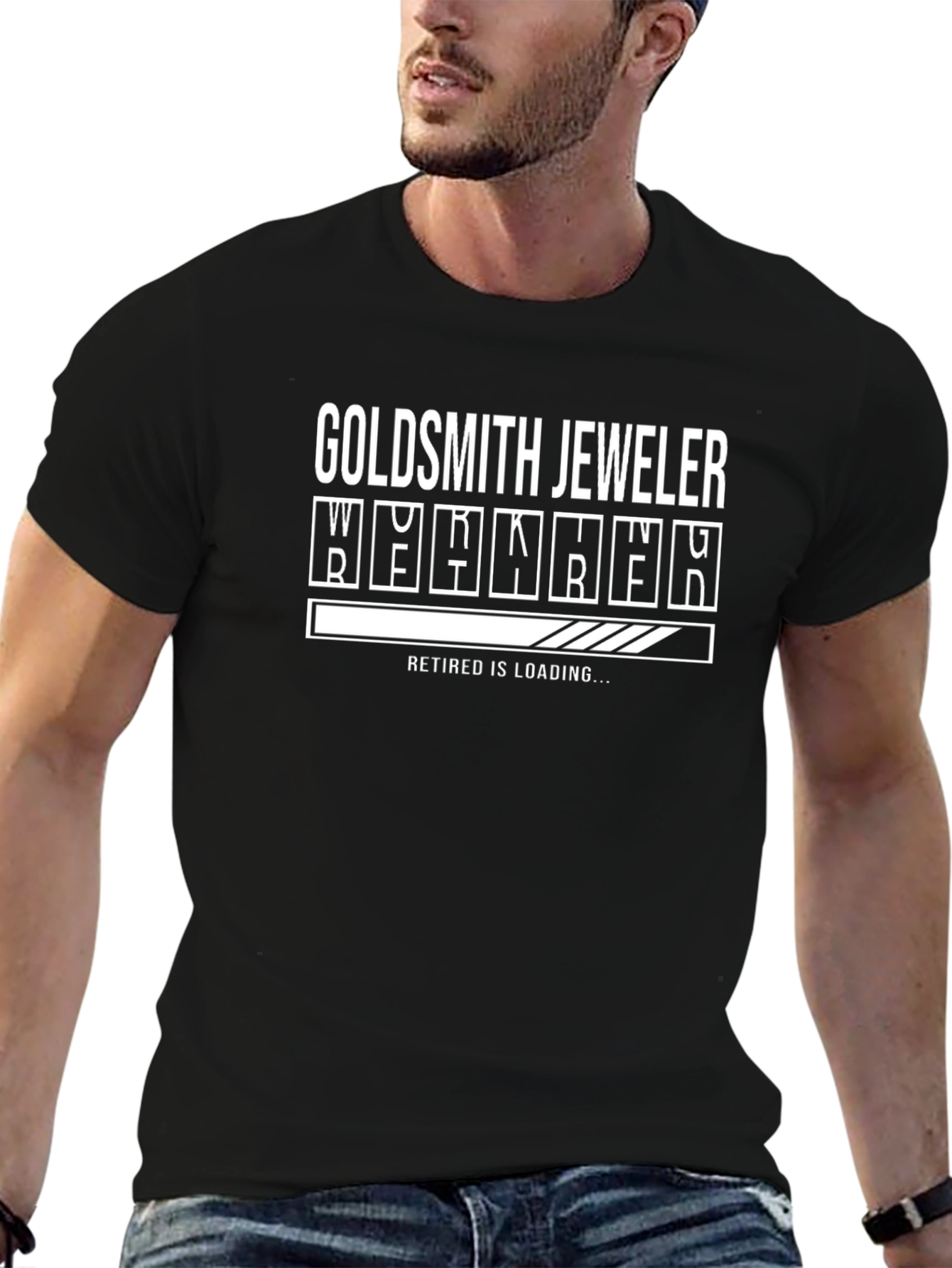 Goldsmith Jeweler Retirement Loading T-Shirt