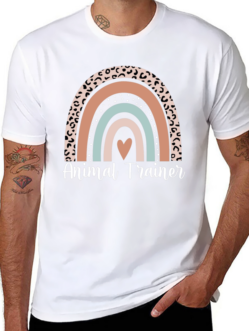 Animal Trainer Rainbow Graphic Tee