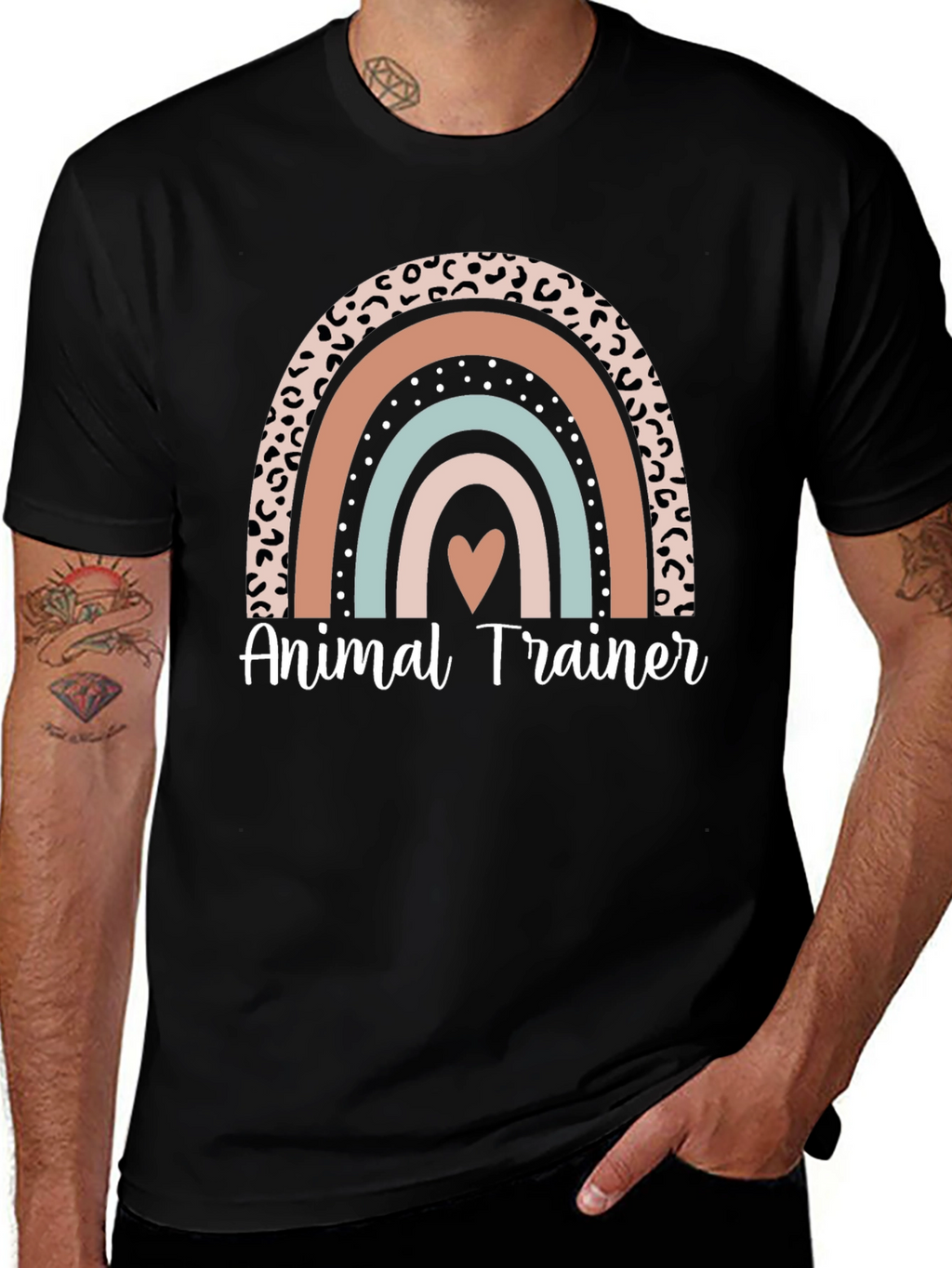 Animal Trainer Rainbow Graphic Tee
