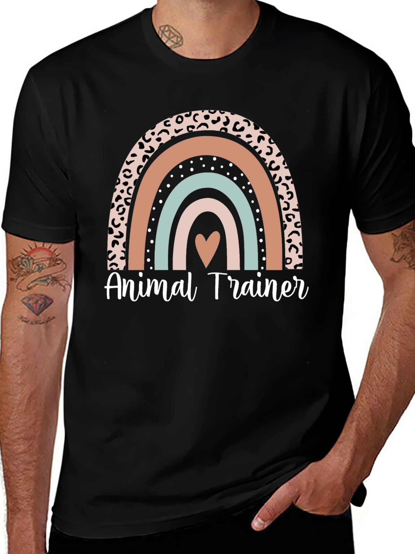 Animal Trainer Rainbow Graphic Tee
