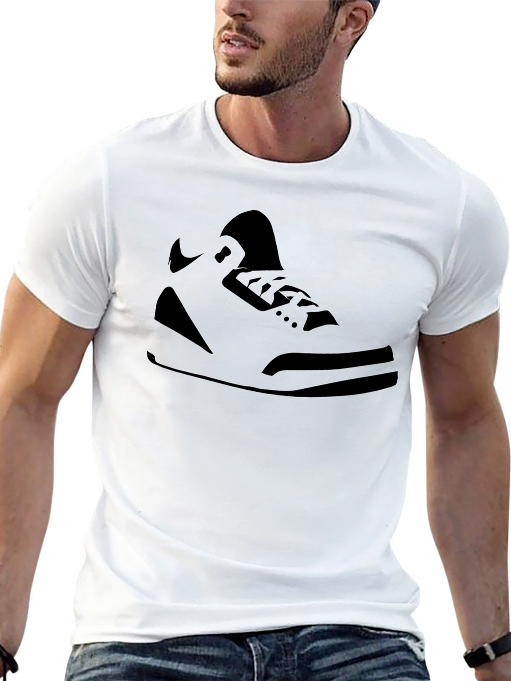Sneaker Graphic T-Shirt - Mens Fashion Tee