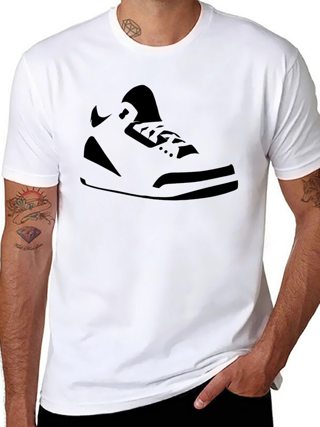 Sneaker Graphic T-Shirt - Mens Fashion Tee