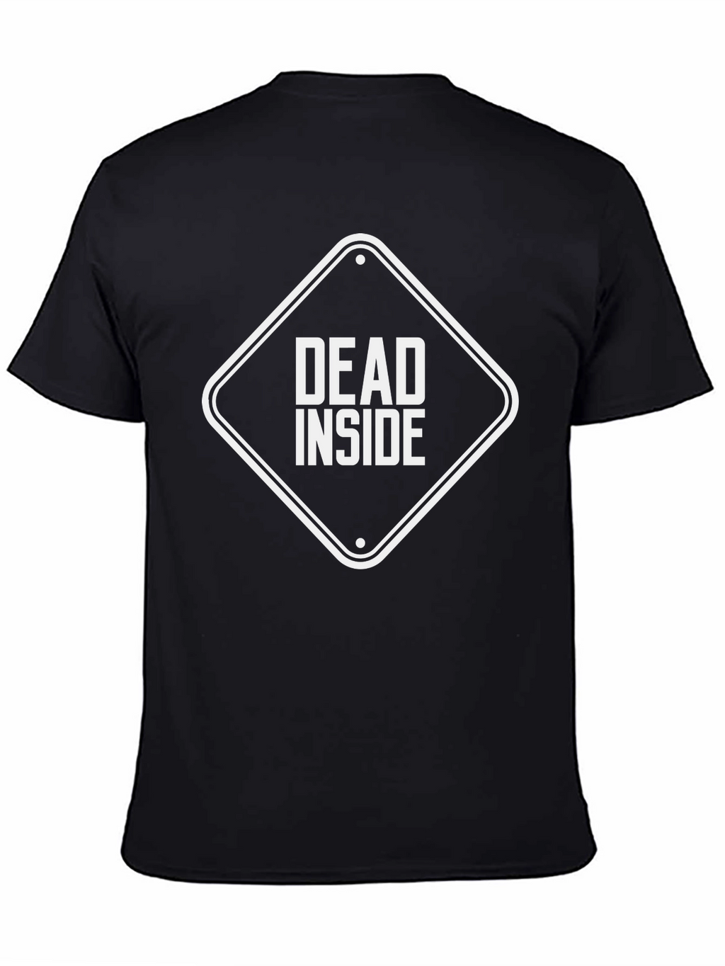 Dead Inside Graphic Tee - Black Crew Neck T-Shirt