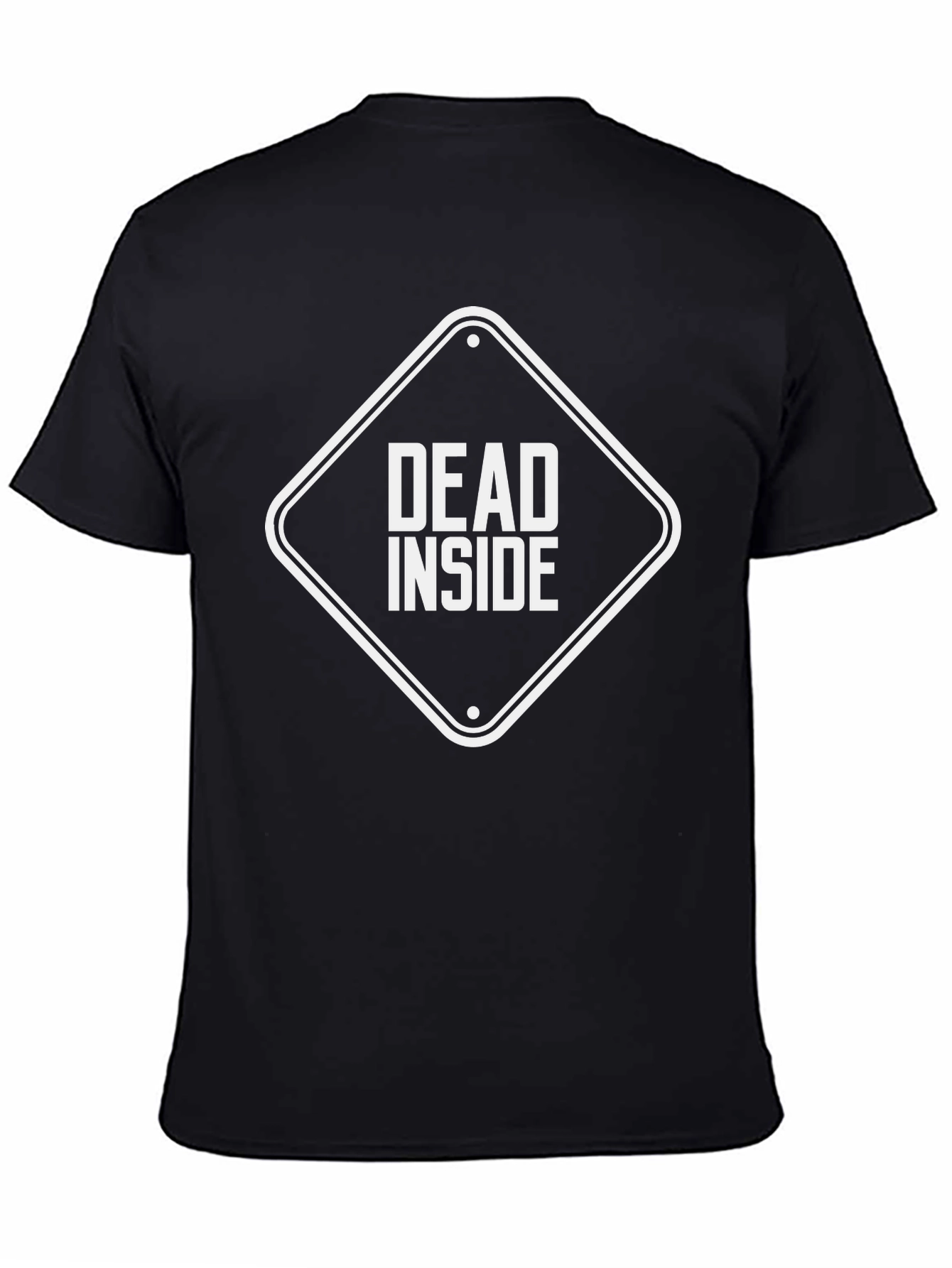 Dead Inside Graphic Tee - Black Crew Neck T-Shirt