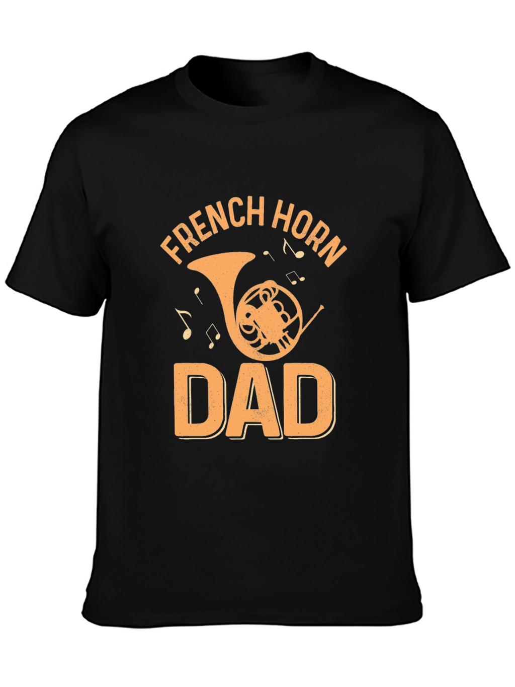 French Horn Dad Graphic T-Shirt