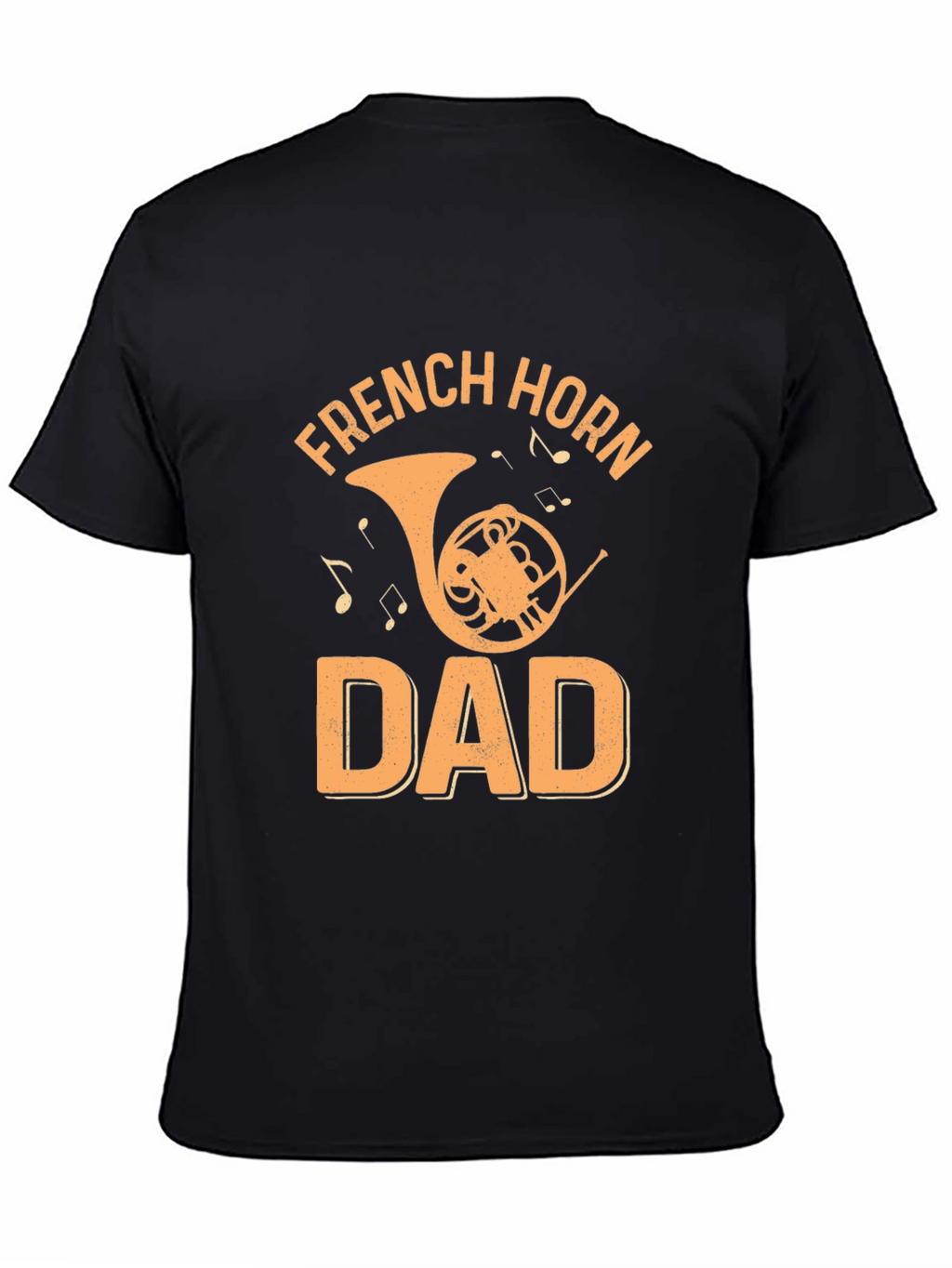 French Horn Dad Graphic T-Shirt
