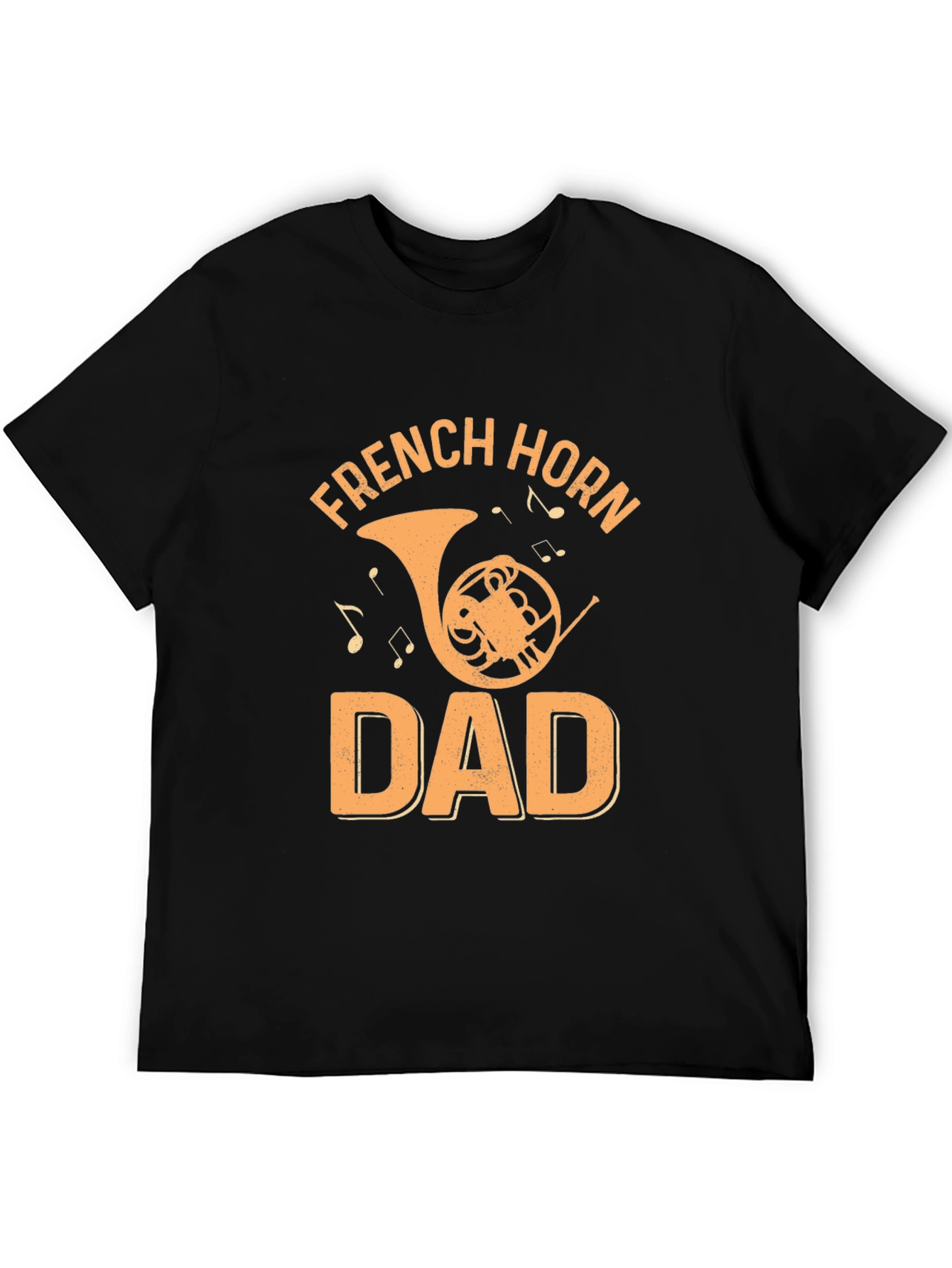 French Horn Dad Graphic T-Shirt