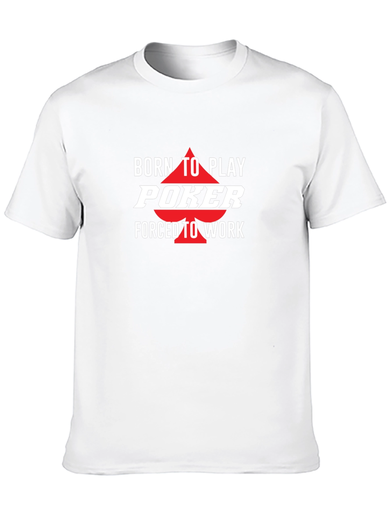 Born to Play Poker Graphic T-Shirt