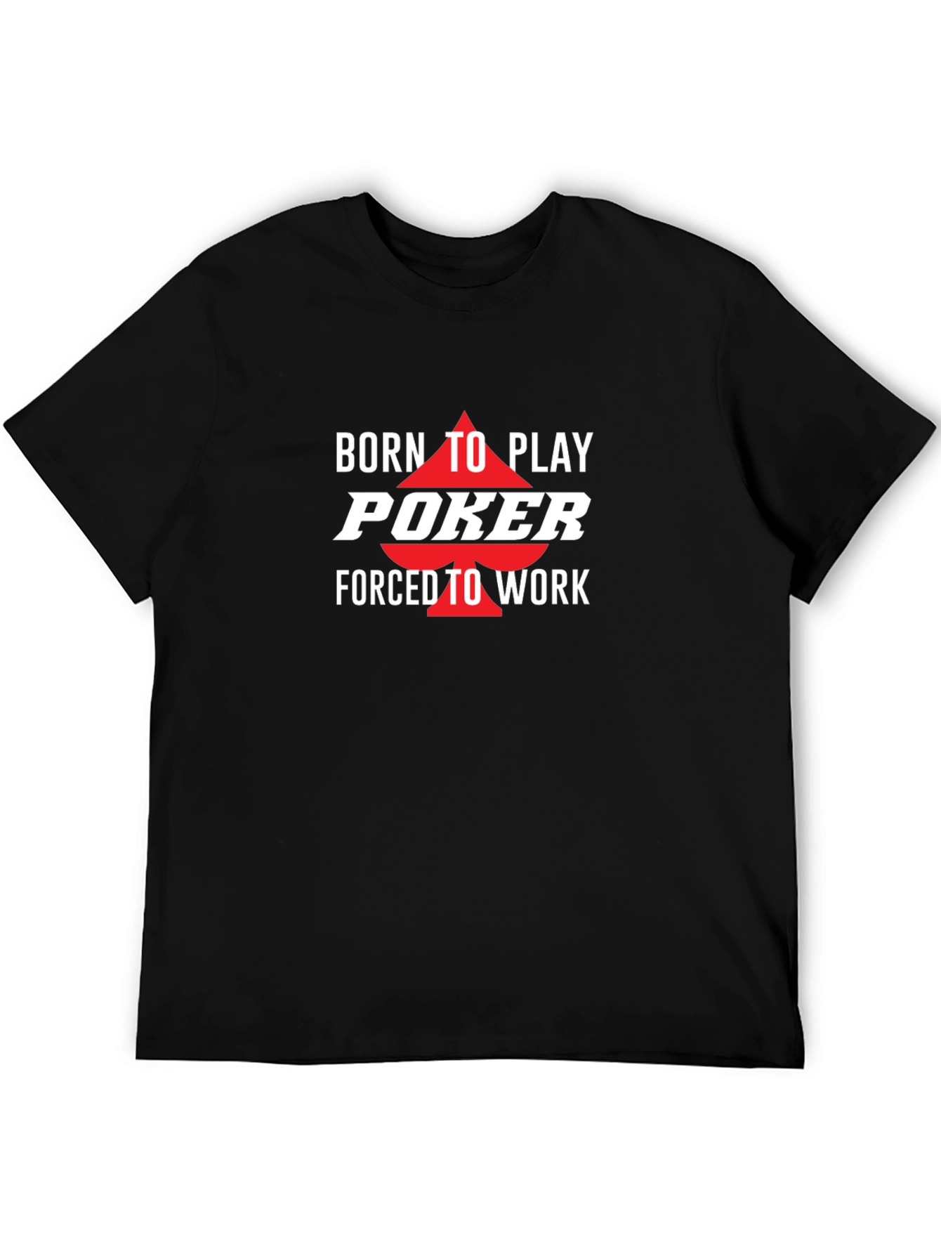 Born to Play Poker Graphic T-Shirt
