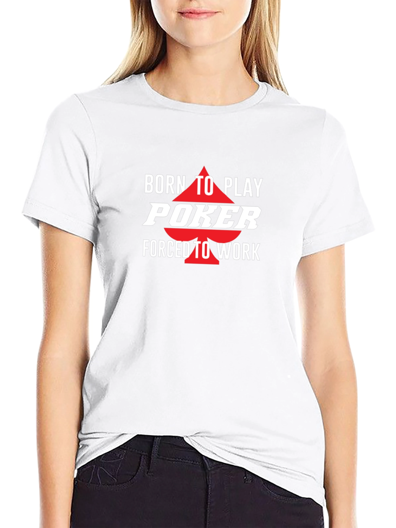 Born to Play Poker Graphic T-Shirt