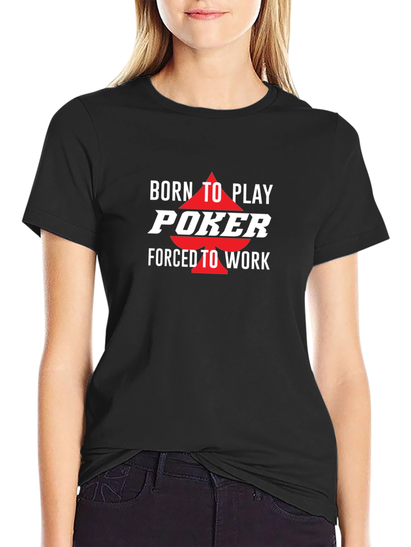 Born to Play Poker Graphic T-Shirt