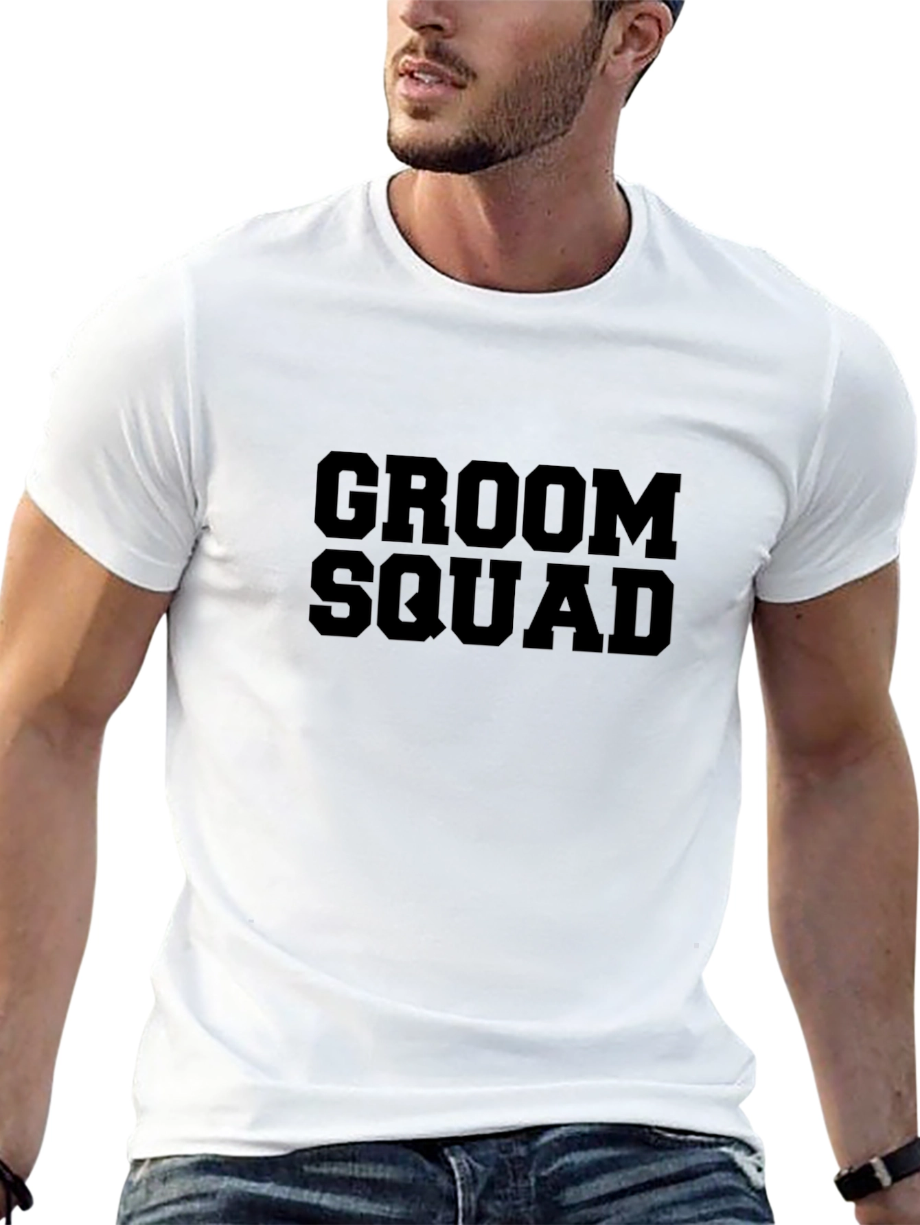 Groom Squad Crew Neck T-Shirt
