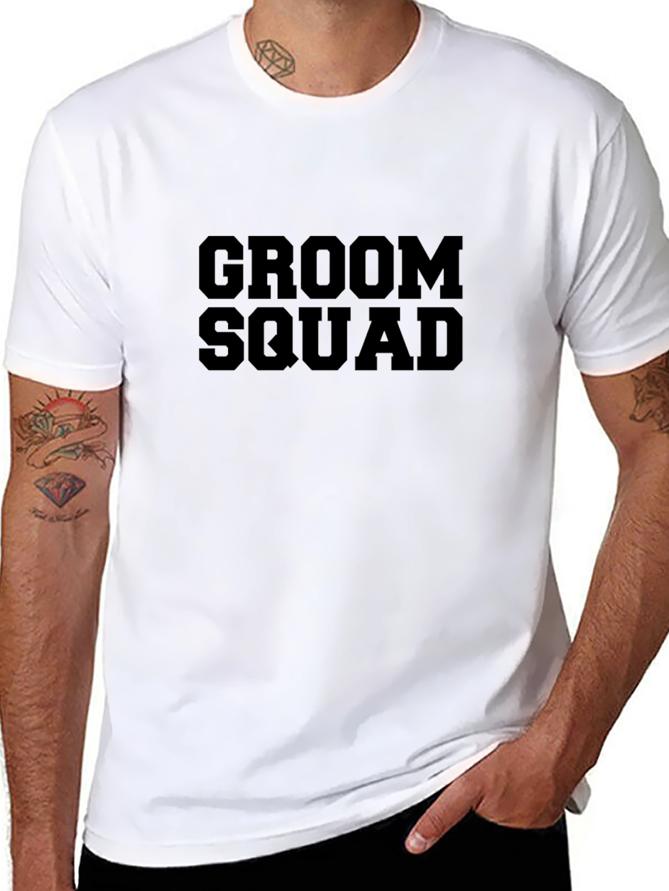 Groom Squad Crew Neck T-Shirt