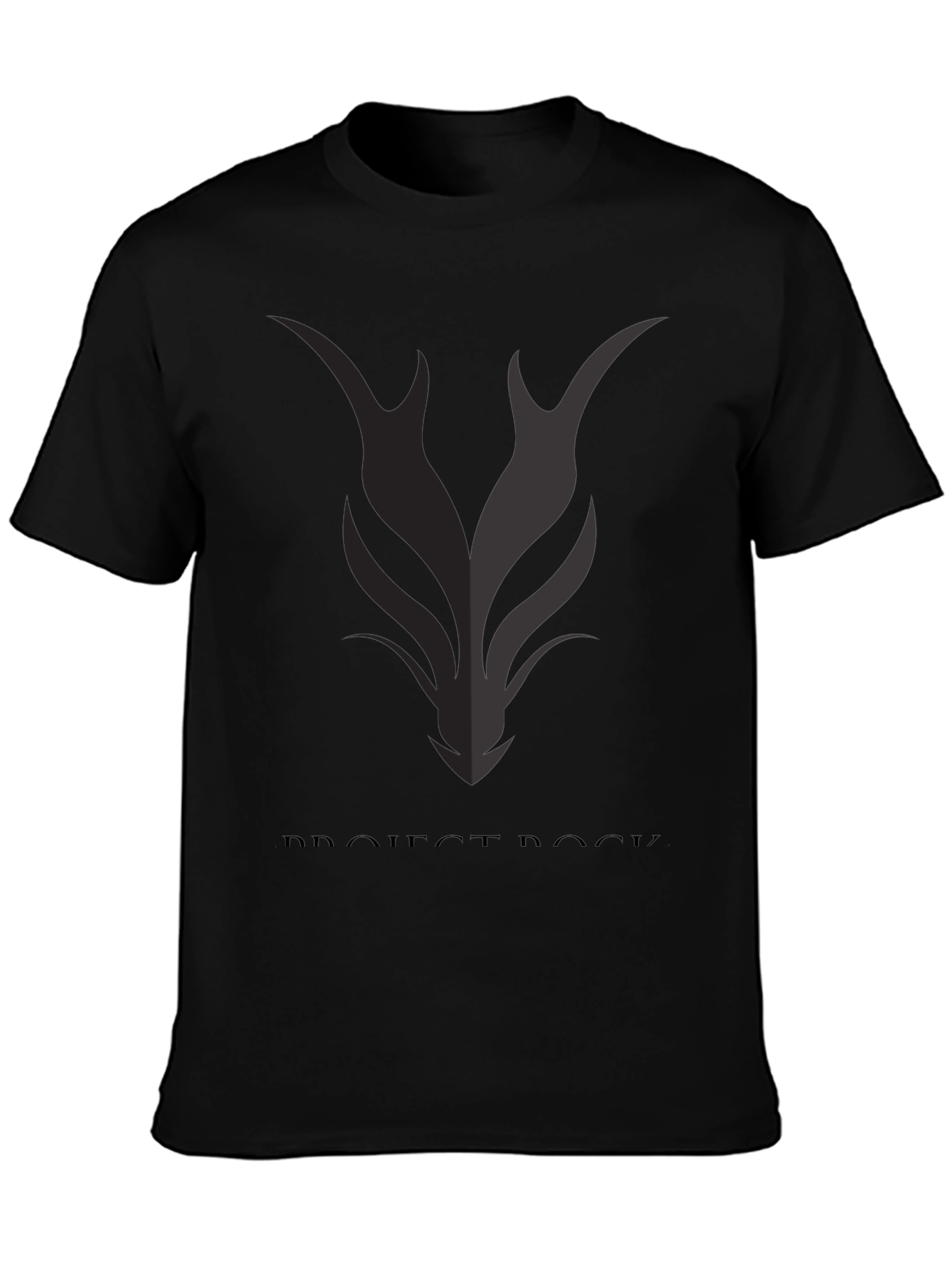 Project Rock Black T-Shirt - Graphic Design Tee