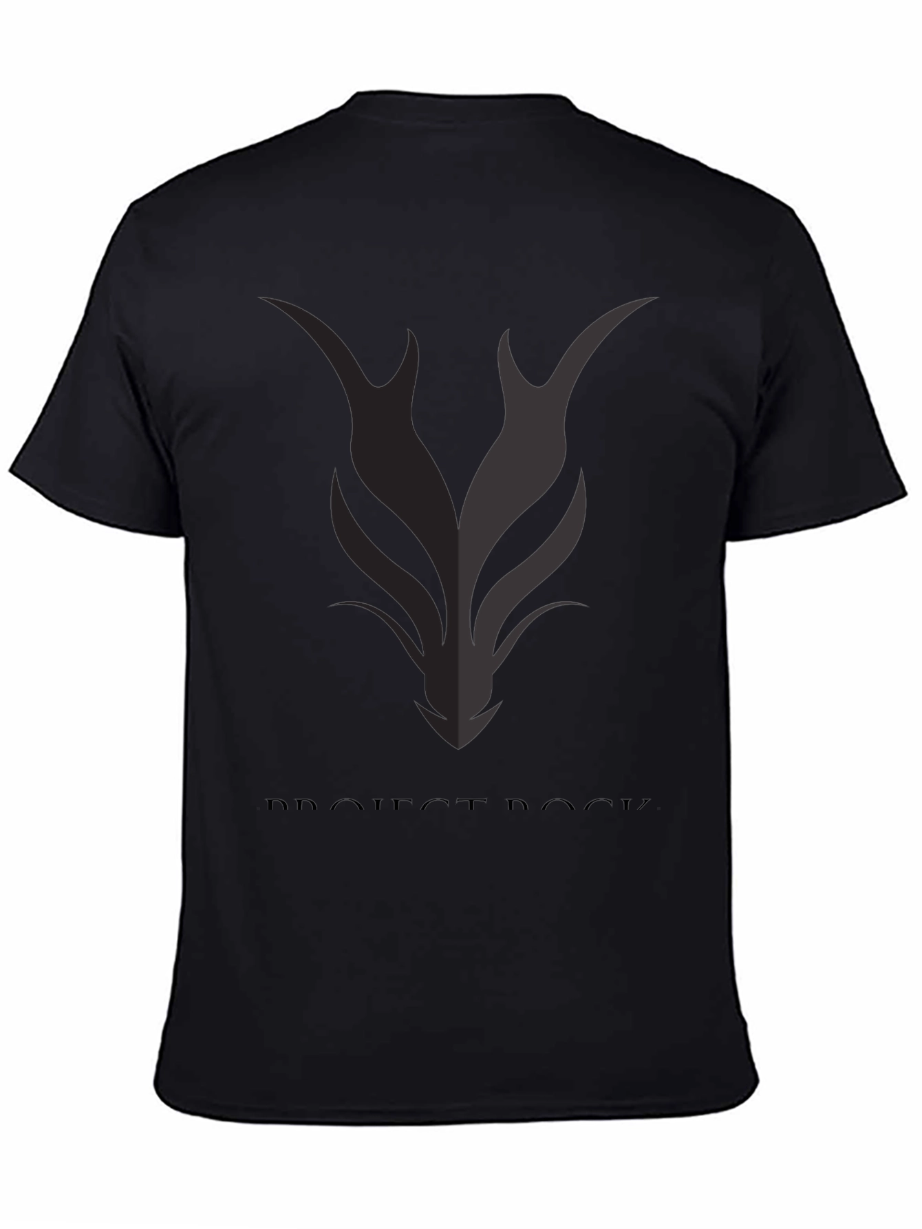Project Rock Black T-Shirt - Graphic Design Tee