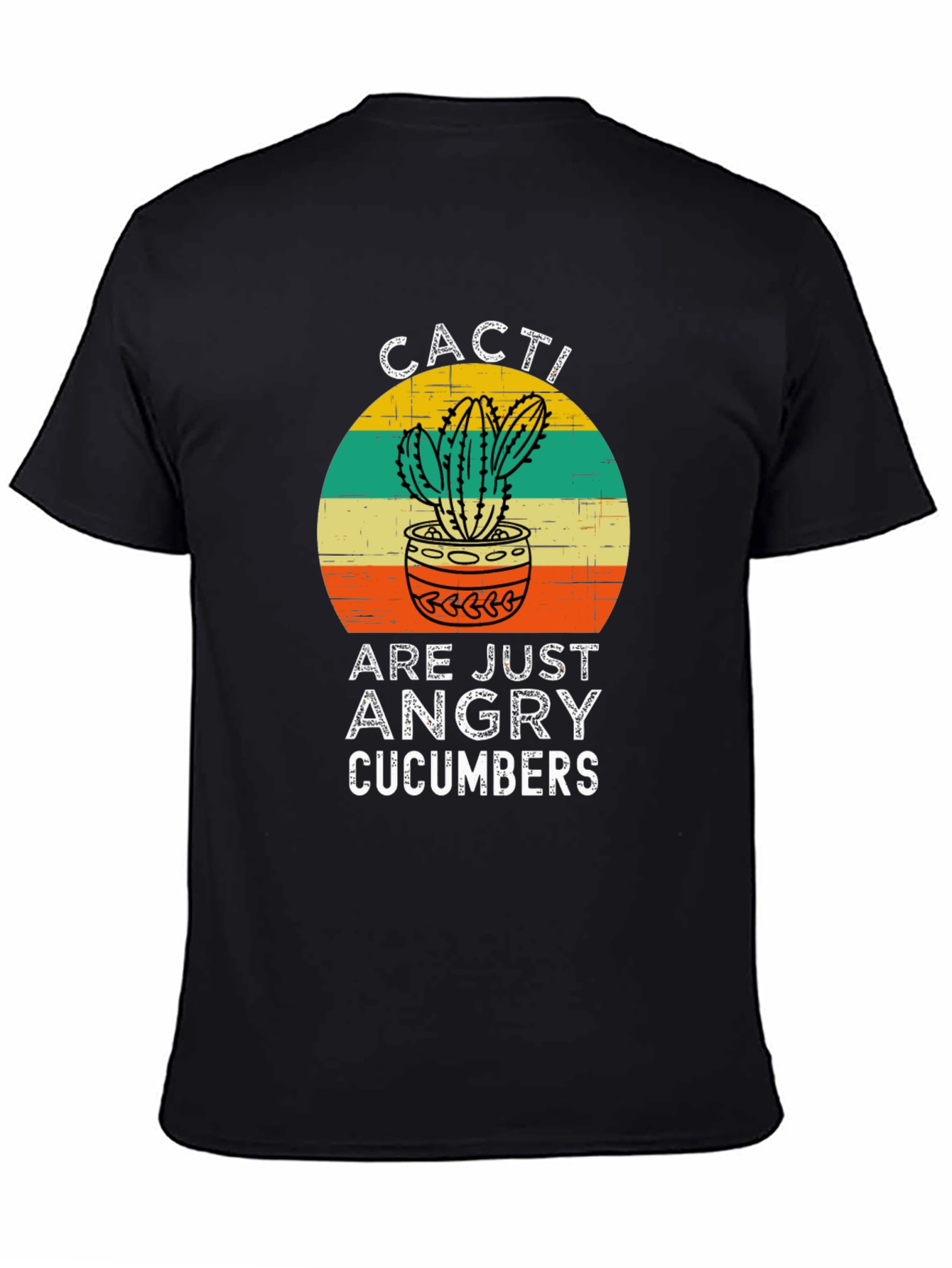 Cacti Are Just Angry Cucumbers Graphic T-Shirt