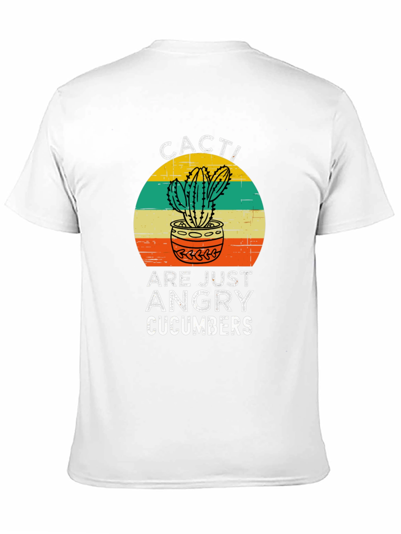 Cacti Are Just Angry Cucumbers Graphic T-Shirt