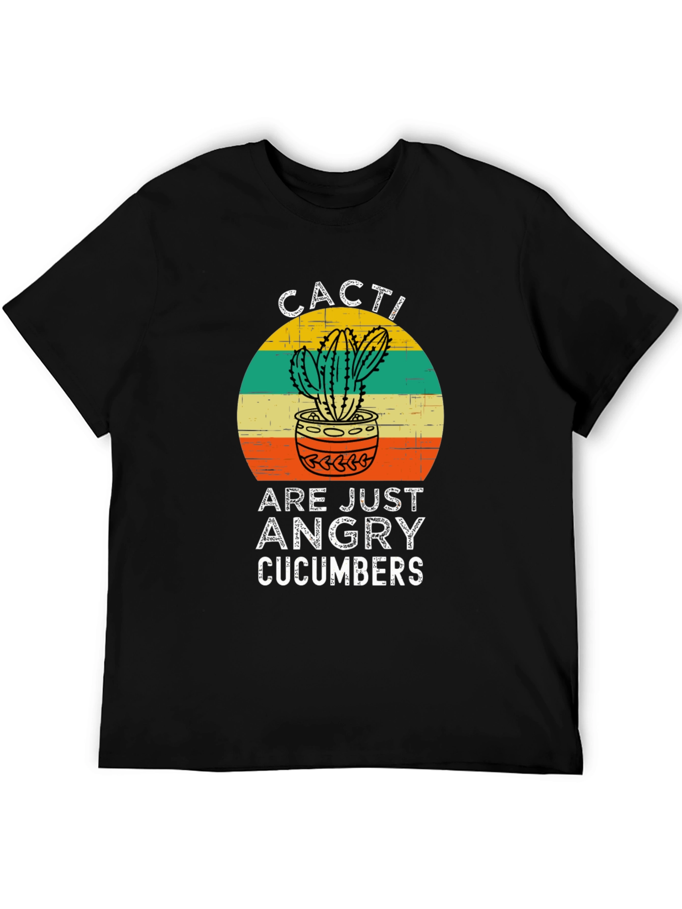 Cacti Are Just Angry Cucumbers Graphic T-Shirt