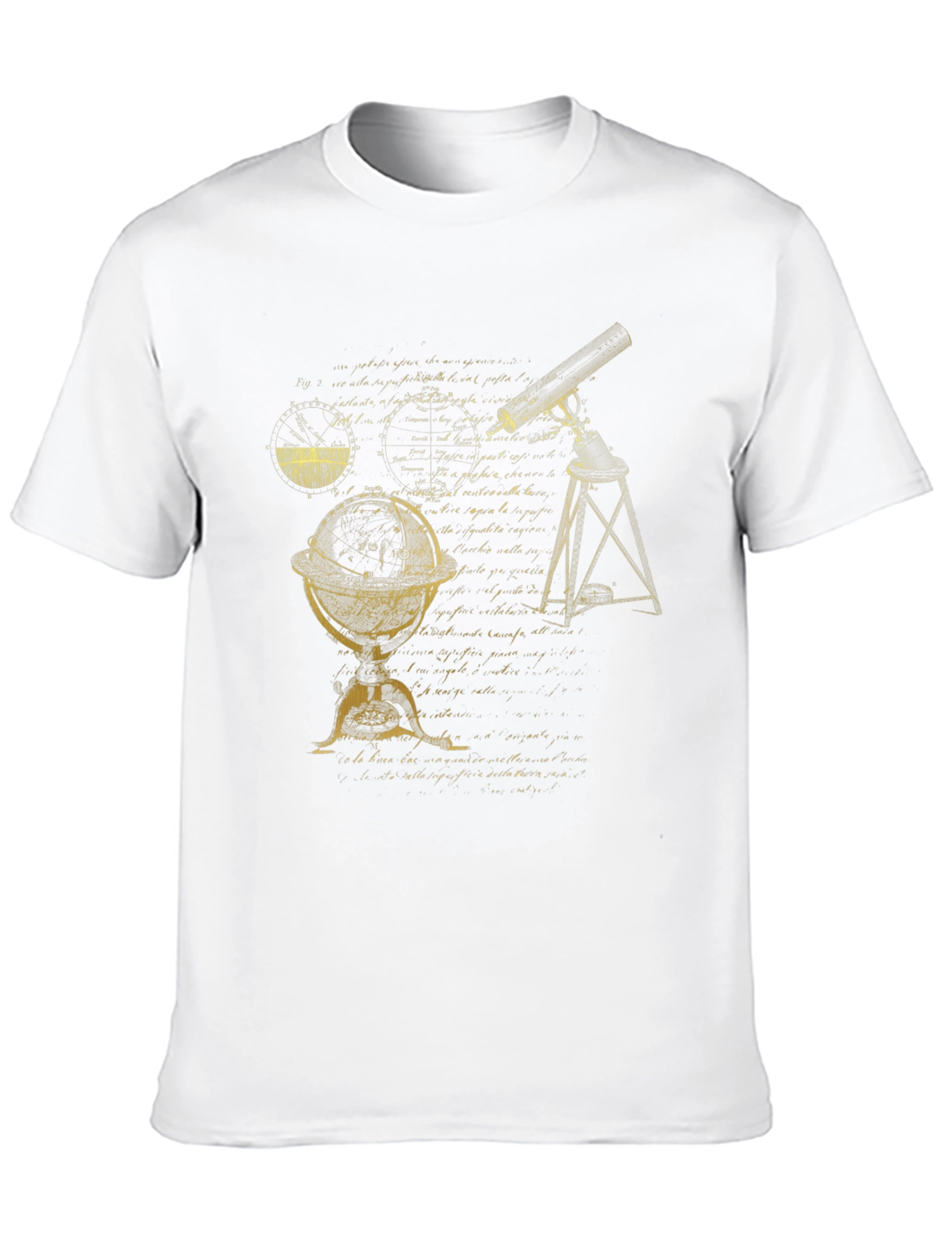 Celestial Print Black Tee