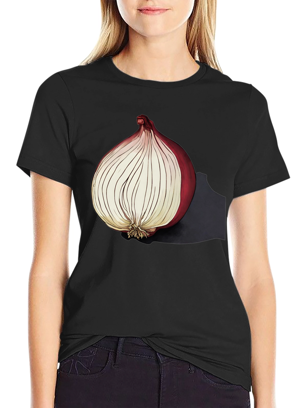 Onion Graphic Tee - Unique Foodie T-Shirt
