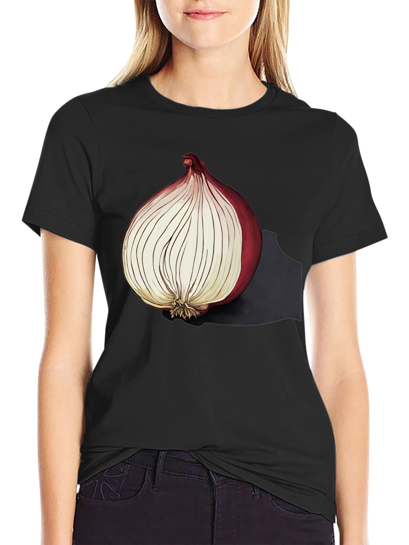 Onion Graphic Tee - Unique Foodie T-Shirt
