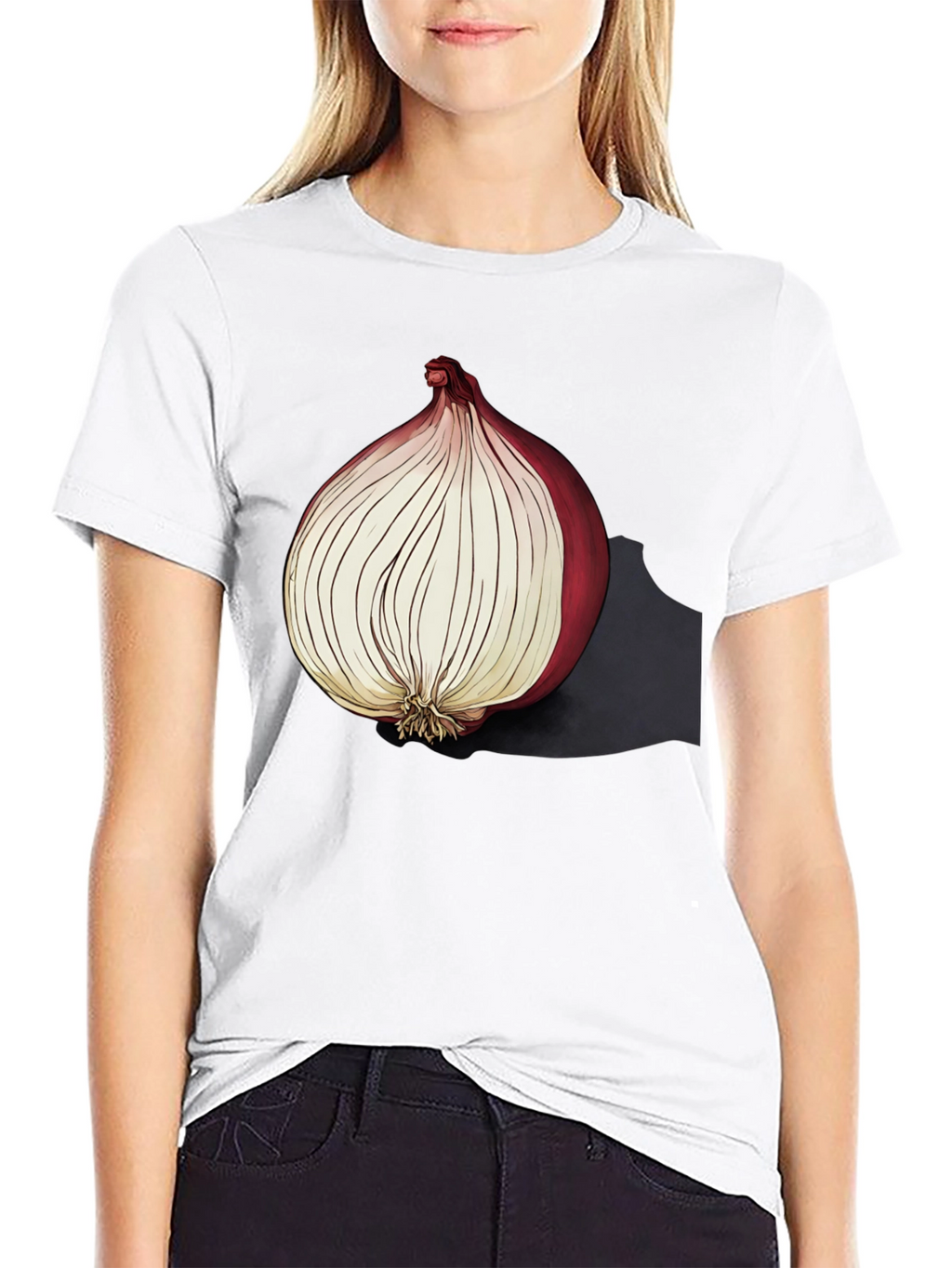 Onion Graphic Tee - Unique Foodie T-Shirt