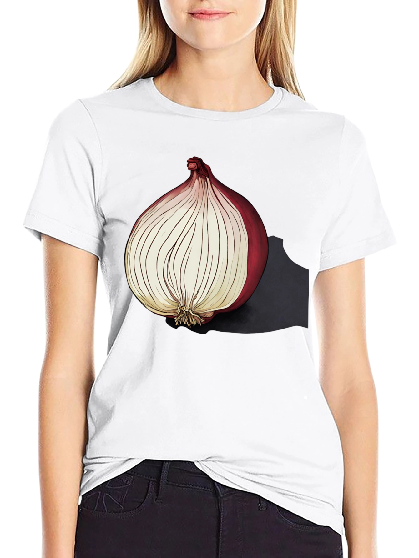 Onion Graphic Tee - Unique Foodie T-Shirt