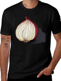 Onion Graphic Tee - Unique Foodie T-Shirt