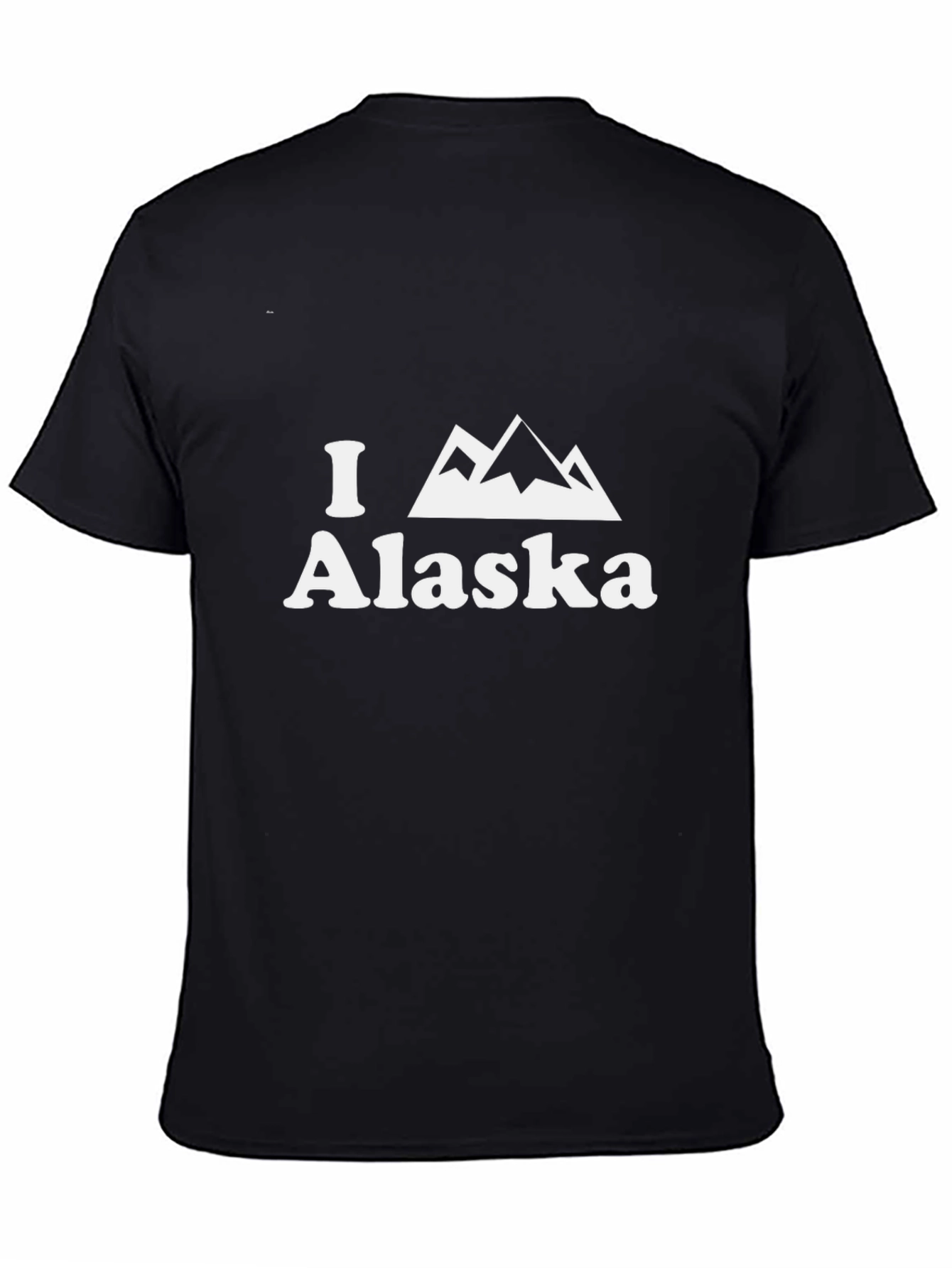 I Heart Alaska Graphic Tee - Black Cotton T-Shirt