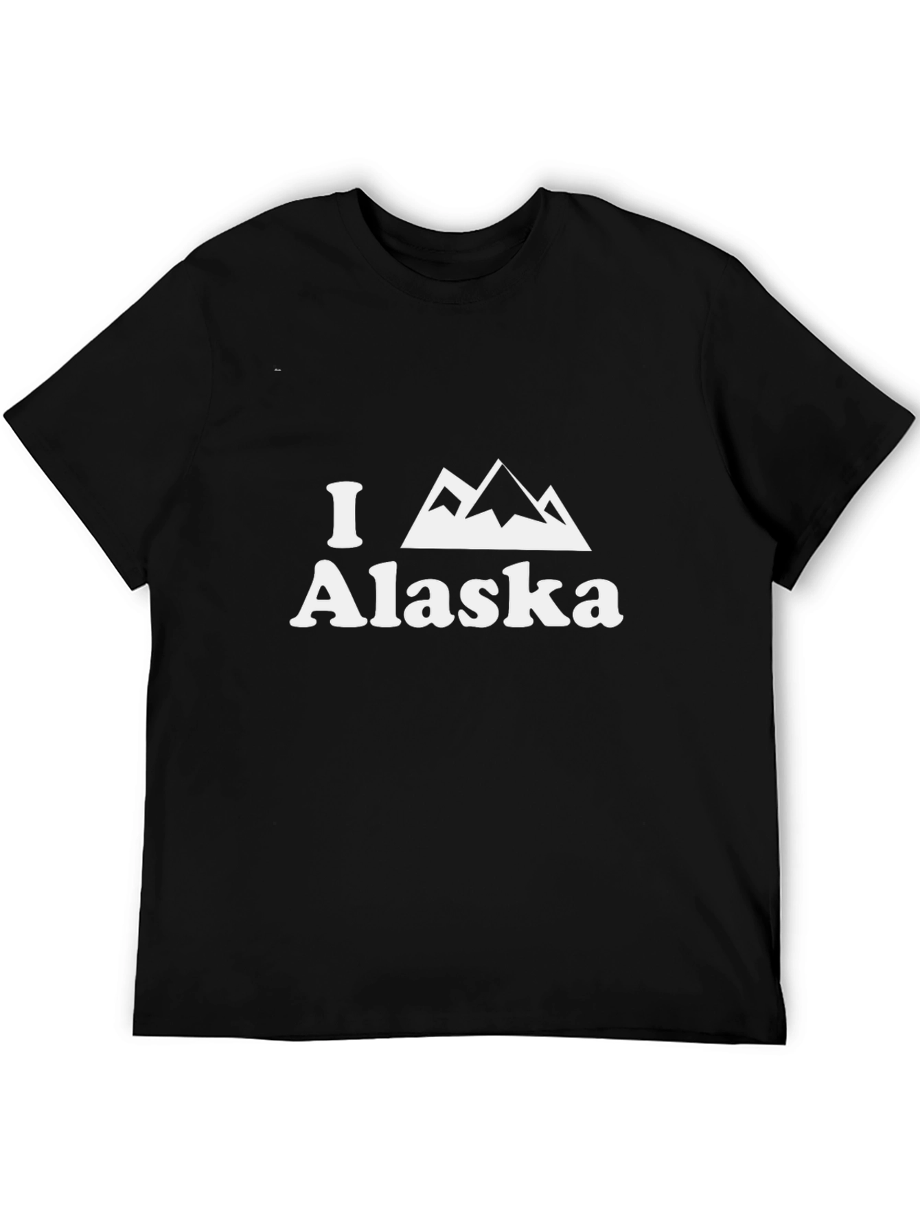I Heart Alaska Graphic Tee - Black Cotton T-Shirt