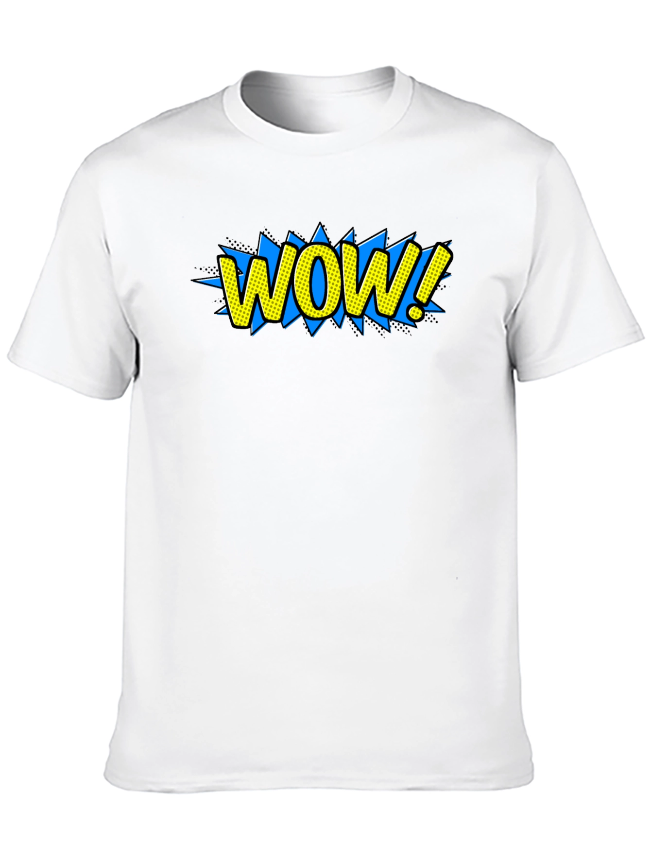 WOW! Graphic Tee - Comic Book Style T-Shirt
