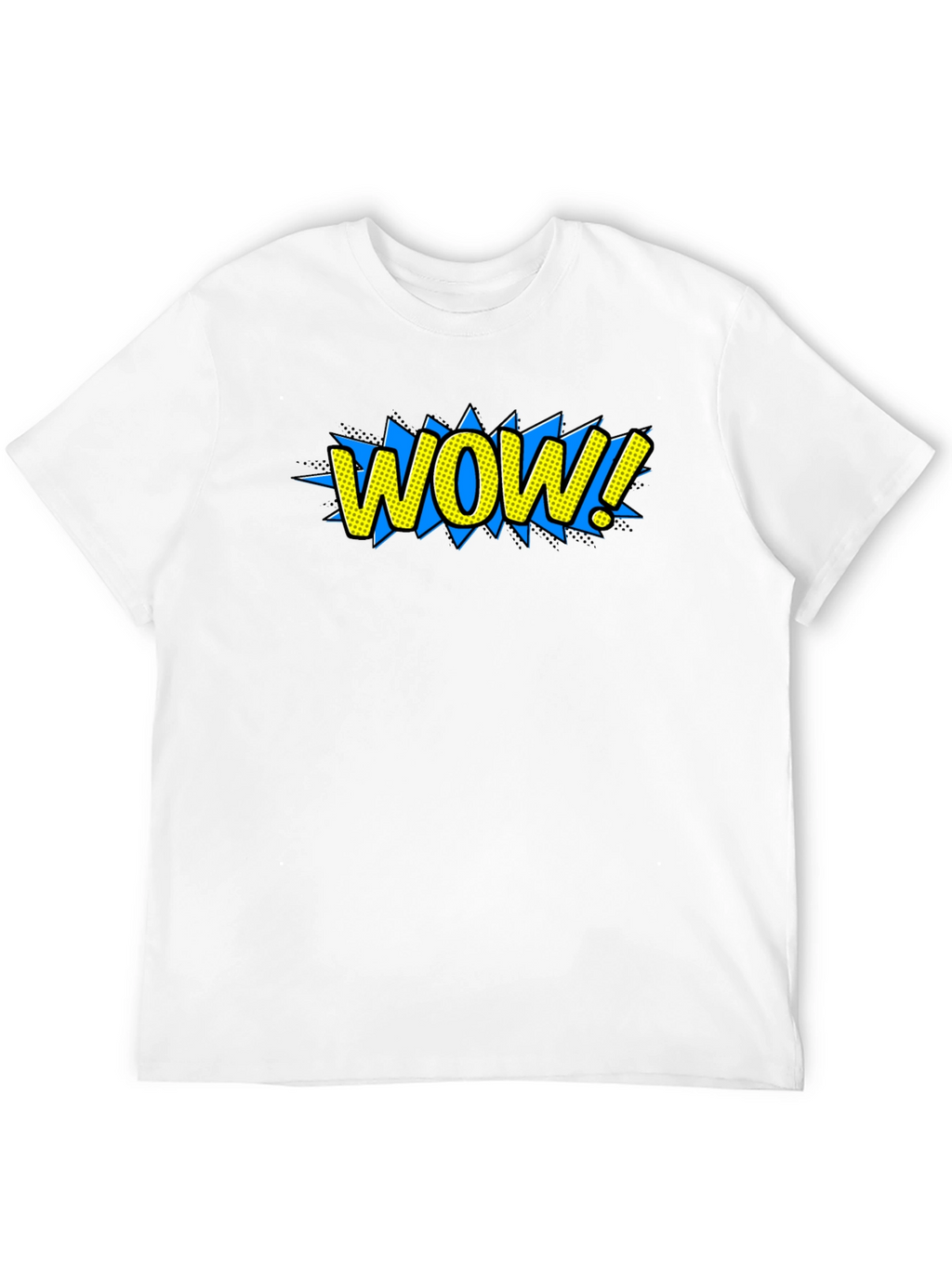 WOW! Graphic Tee - Comic Book Style T-Shirt