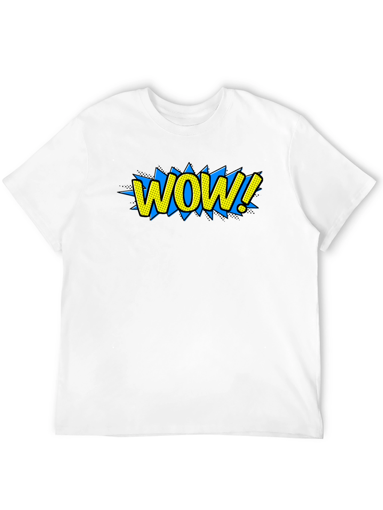 WOW! Graphic Tee - Comic Book Style T-Shirt