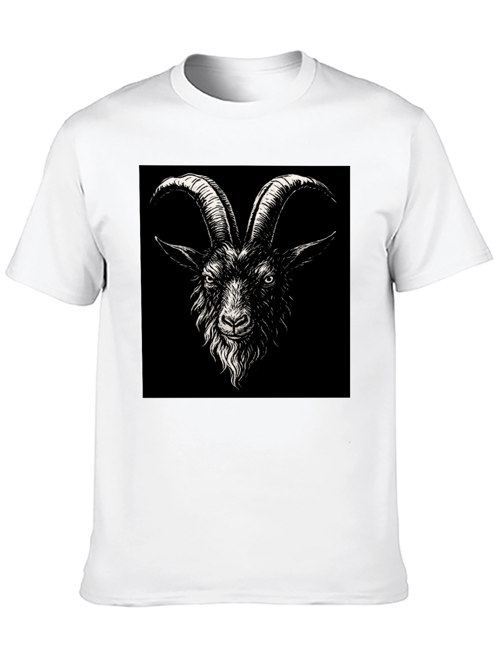 Black Goat Graphic Tee - Unisex Soft Cotton Shirt