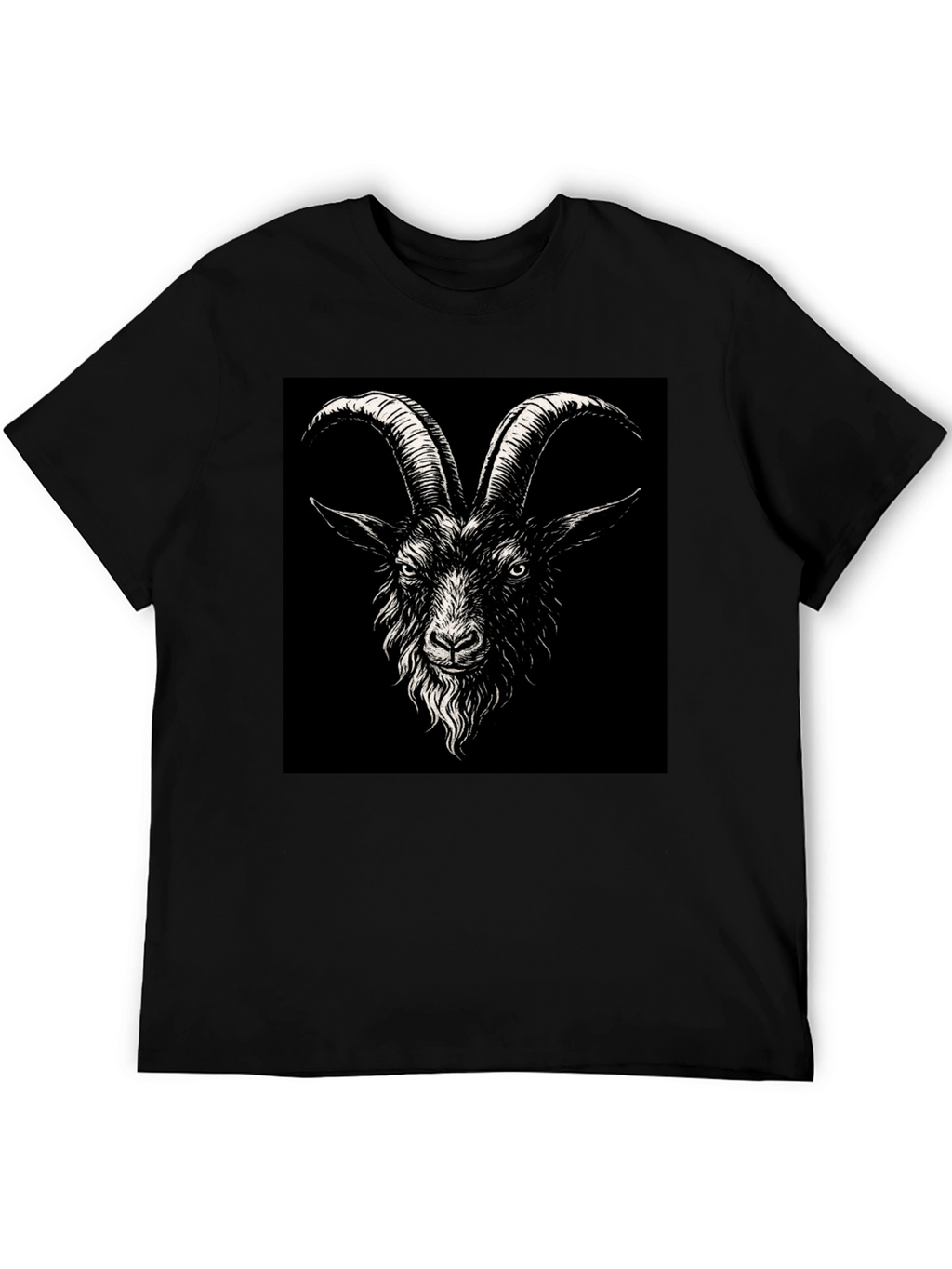Black Goat Graphic Tee - Unisex Soft Cotton Shirt