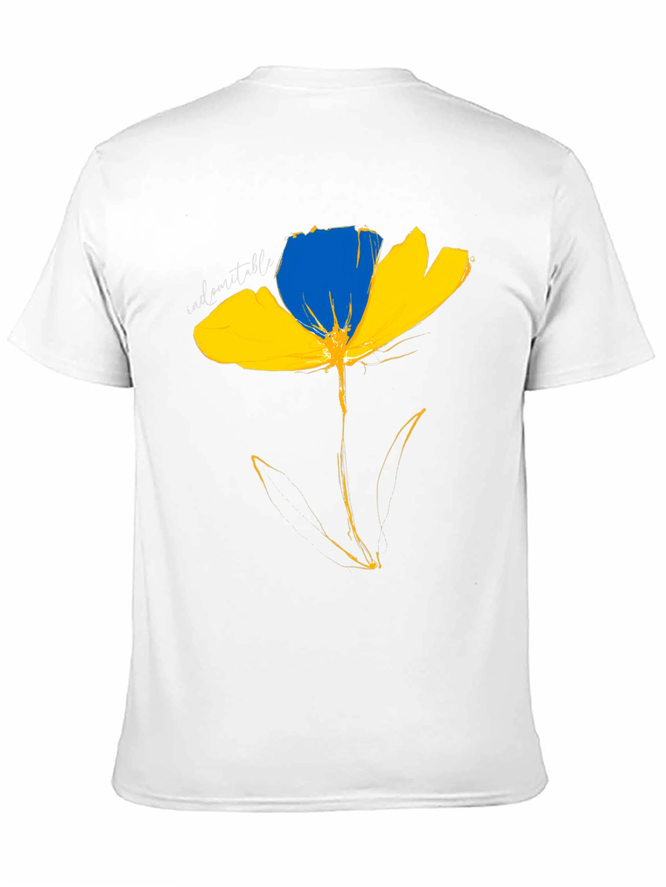 Ukraine Flower T-Shirt - Indomitable Spirit