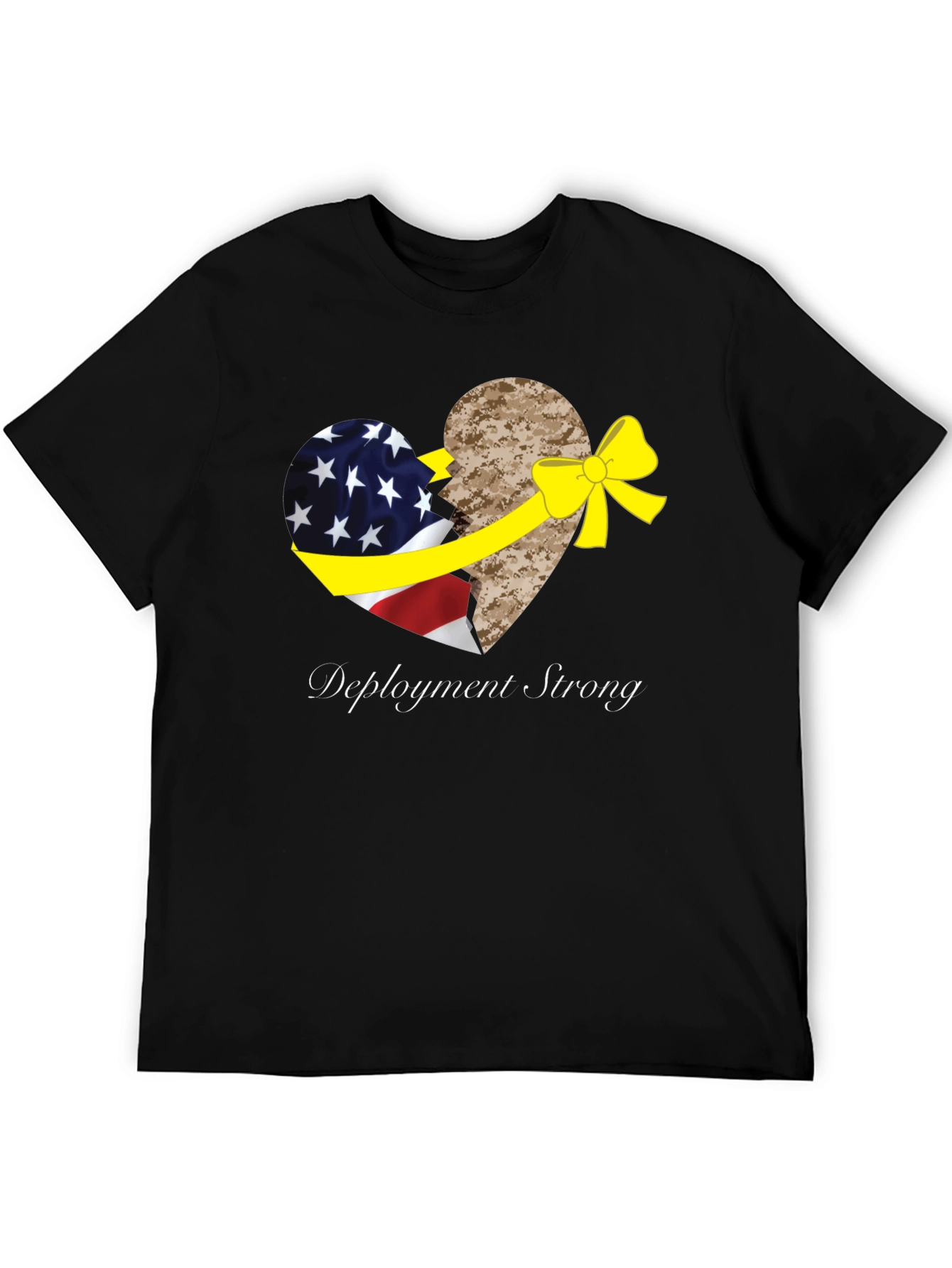 Deployment Strong Patriotic Graphic Tee