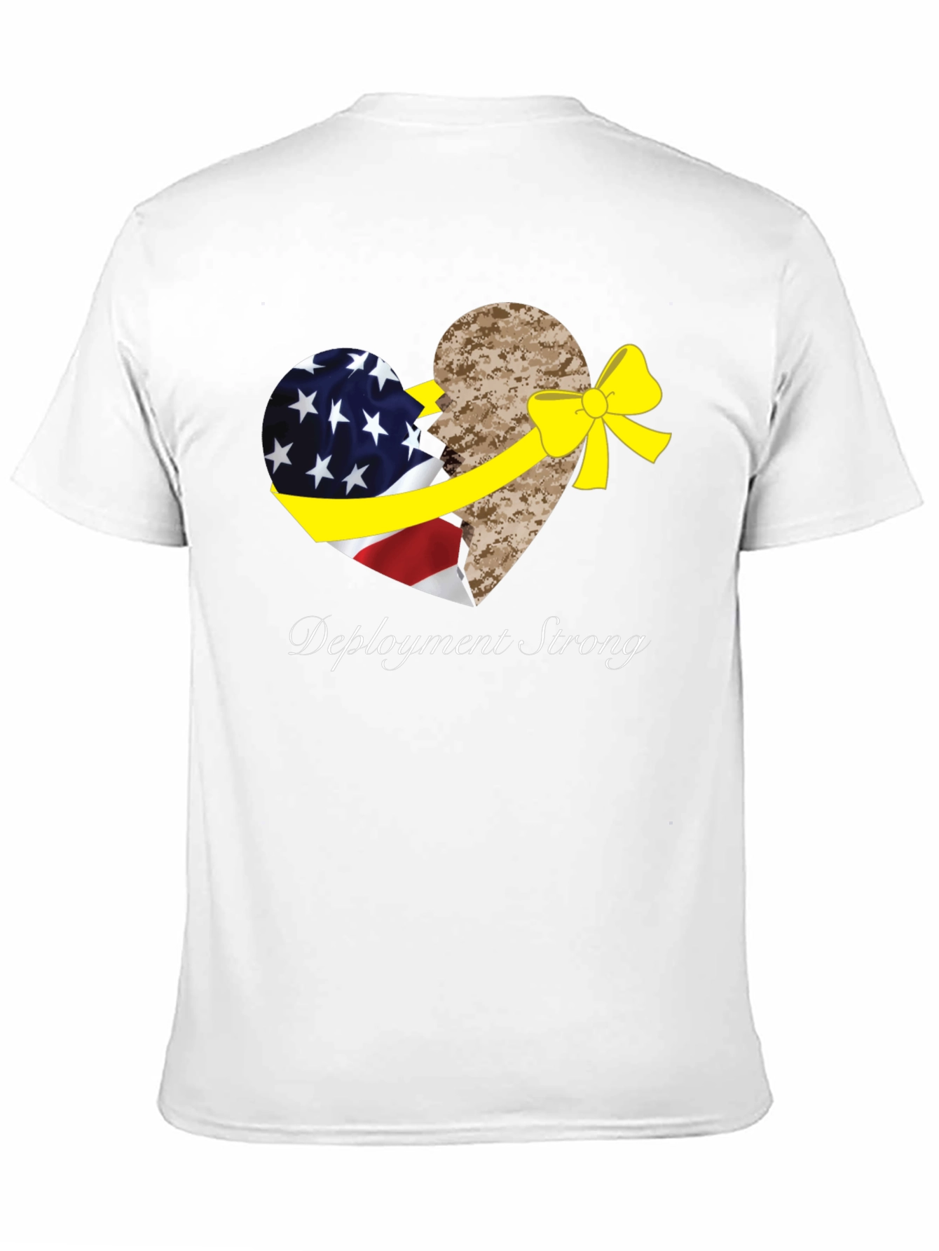 Deployment Strong Patriotic Graphic Tee