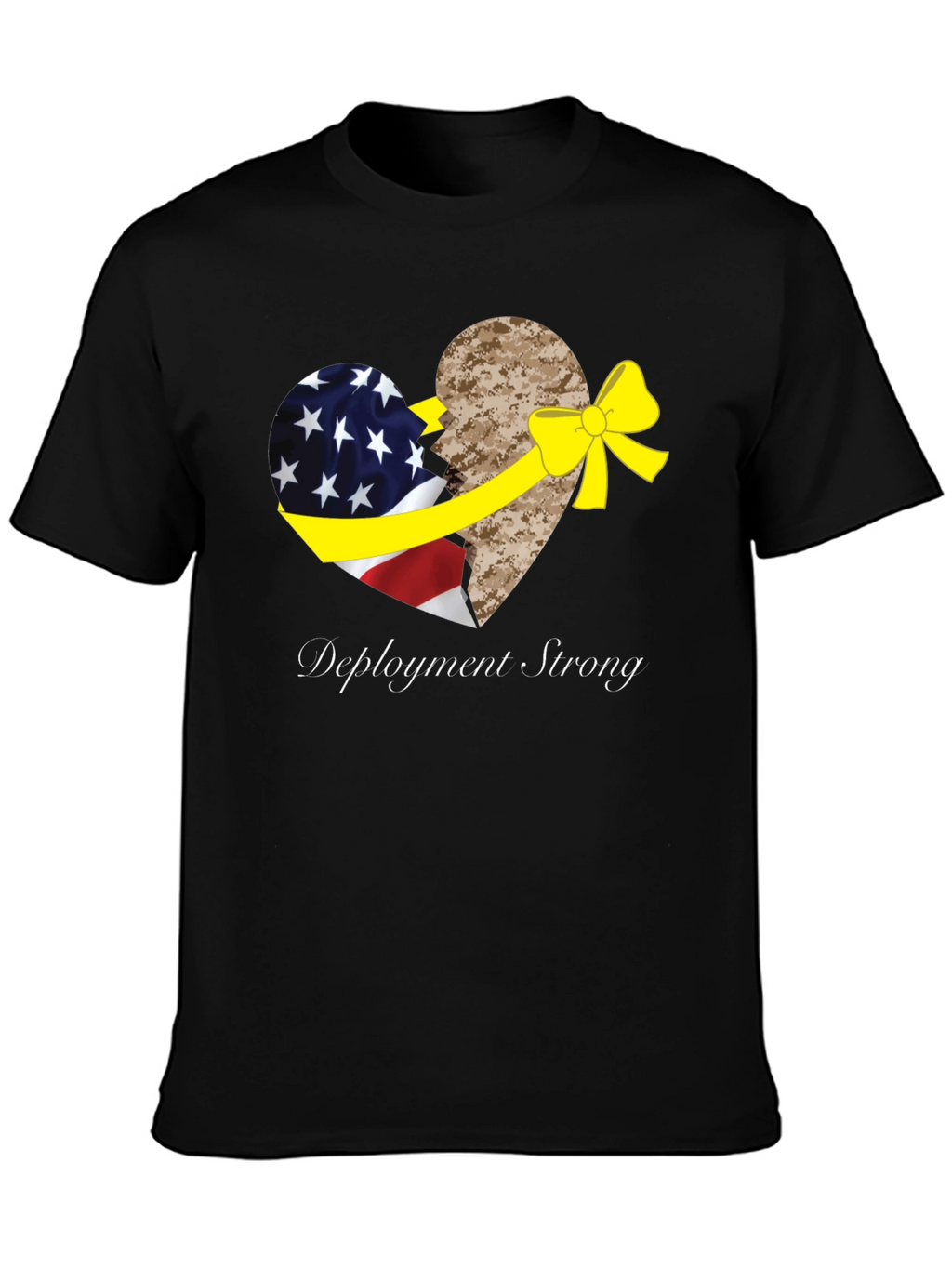 Deployment Strong Patriotic Graphic Tee