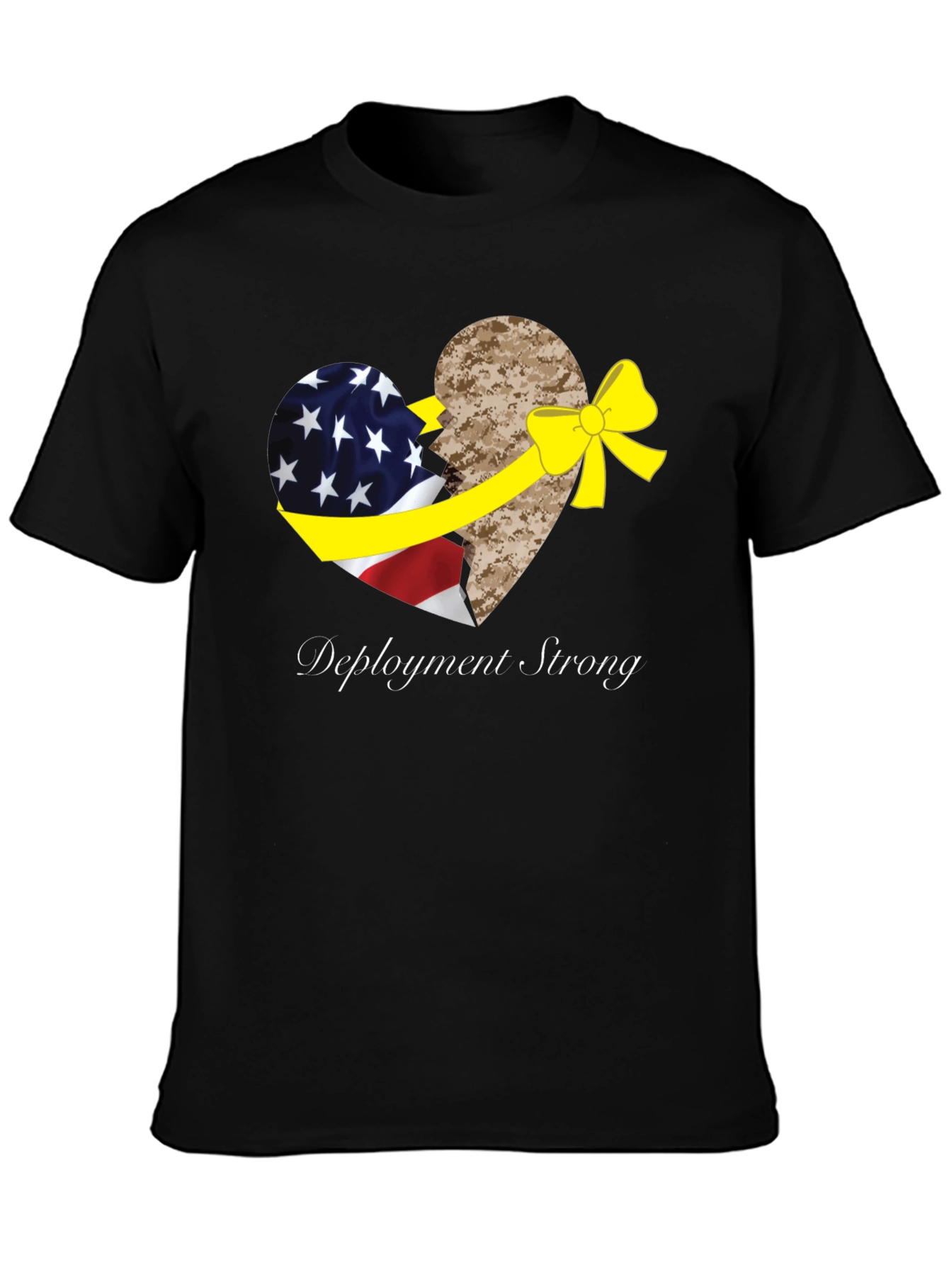 Deployment Strong Patriotic Graphic Tee