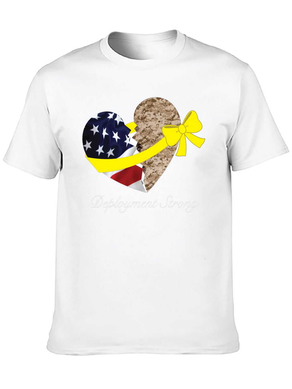 Deployment Strong Patriotic Graphic Tee
