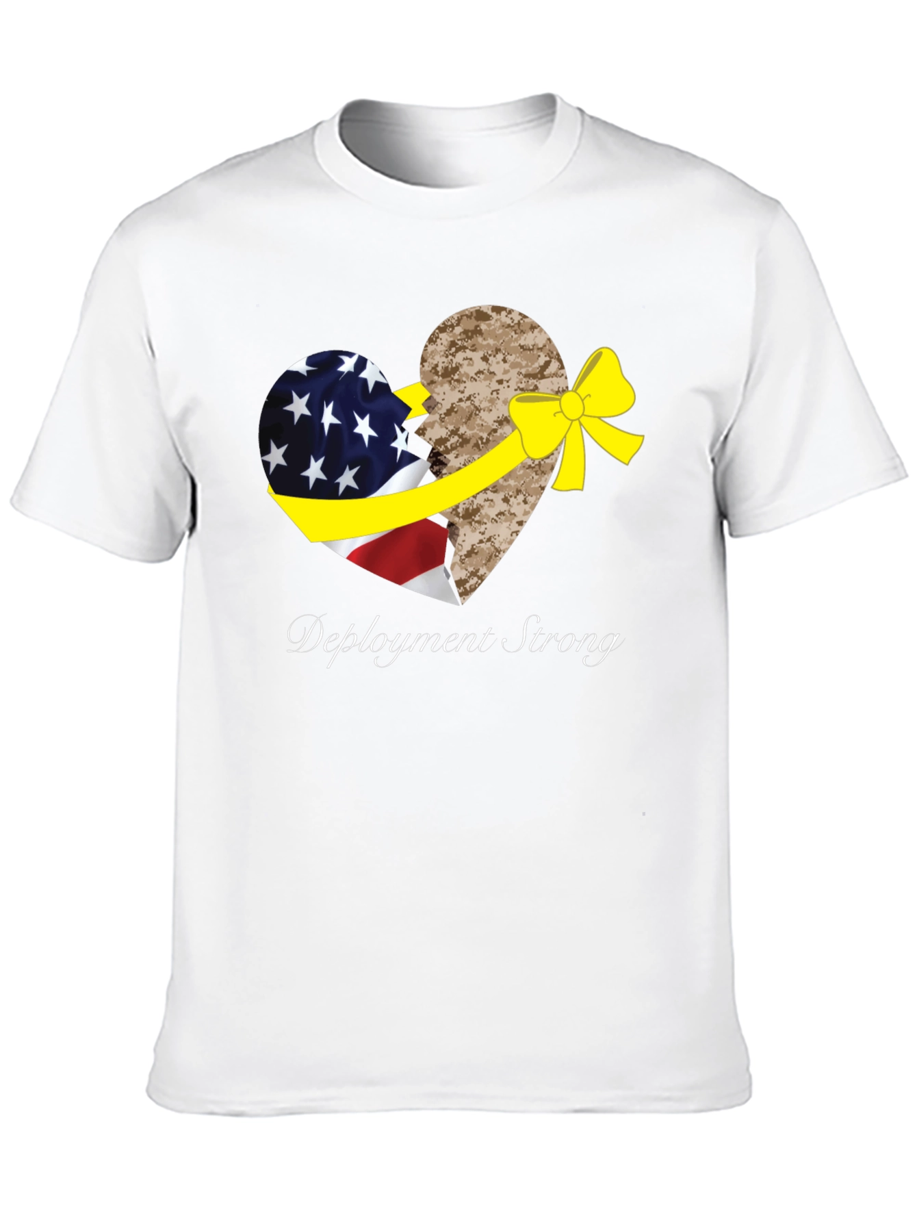 Deployment Strong Patriotic Graphic Tee