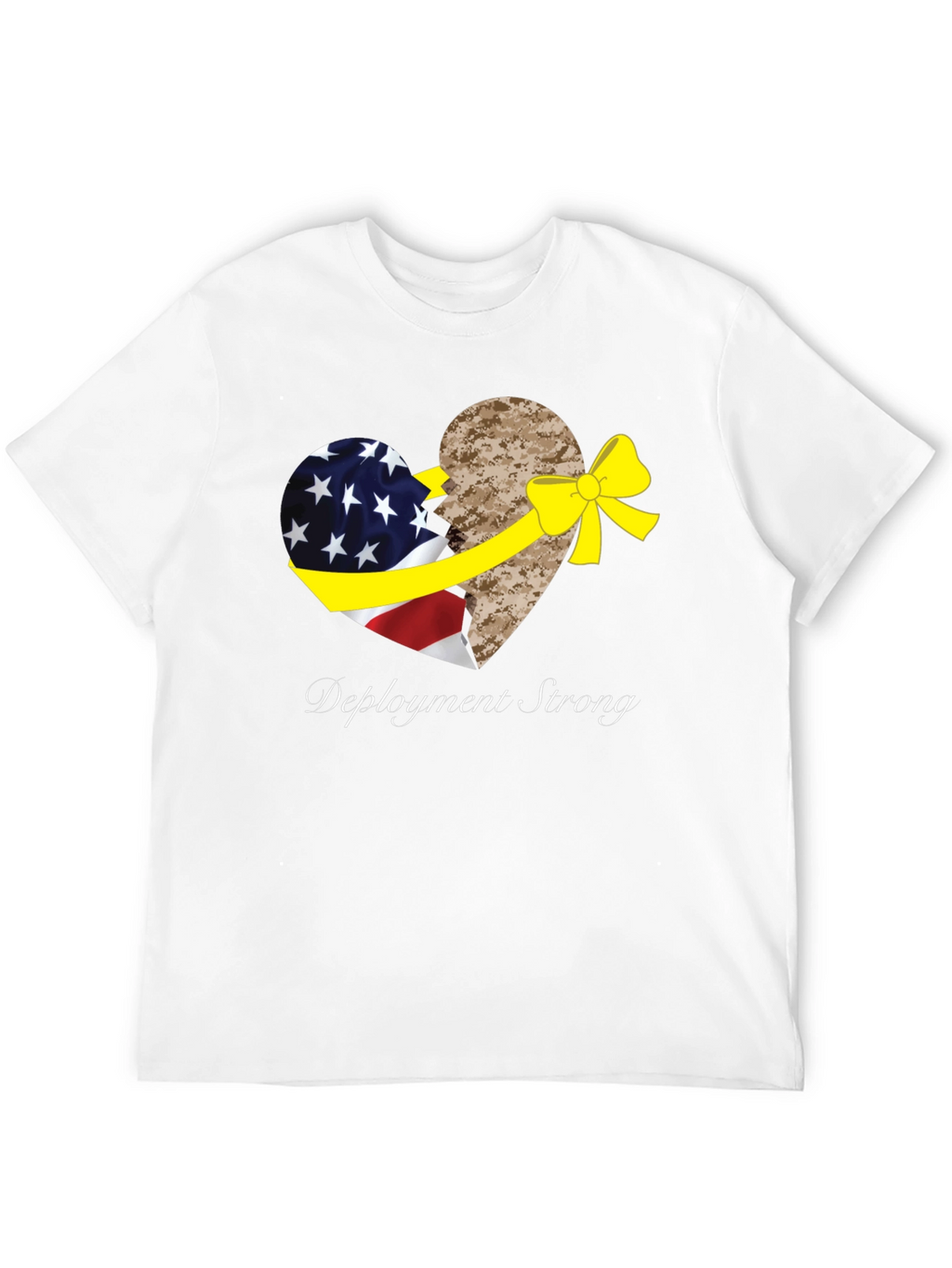 Deployment Strong Patriotic Graphic Tee