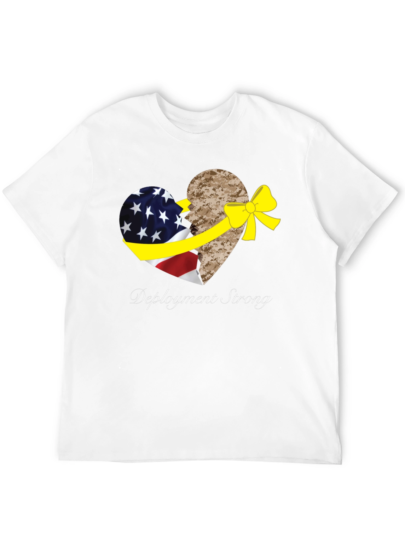 Deployment Strong Patriotic Graphic Tee