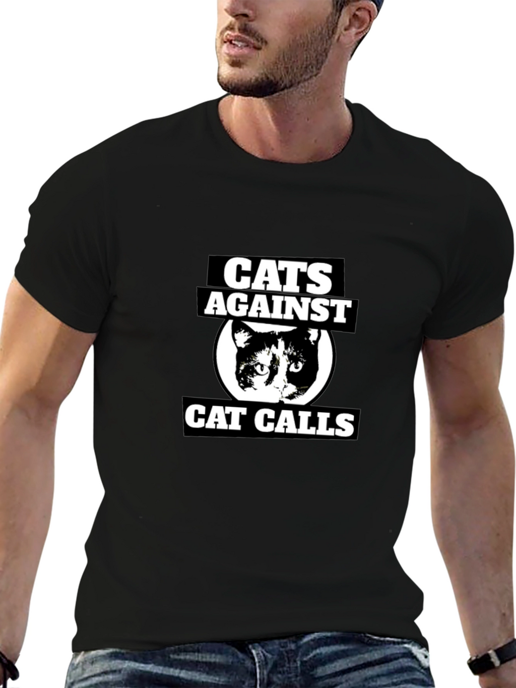 Cats Against Cat Calls Graphic T-Shirt