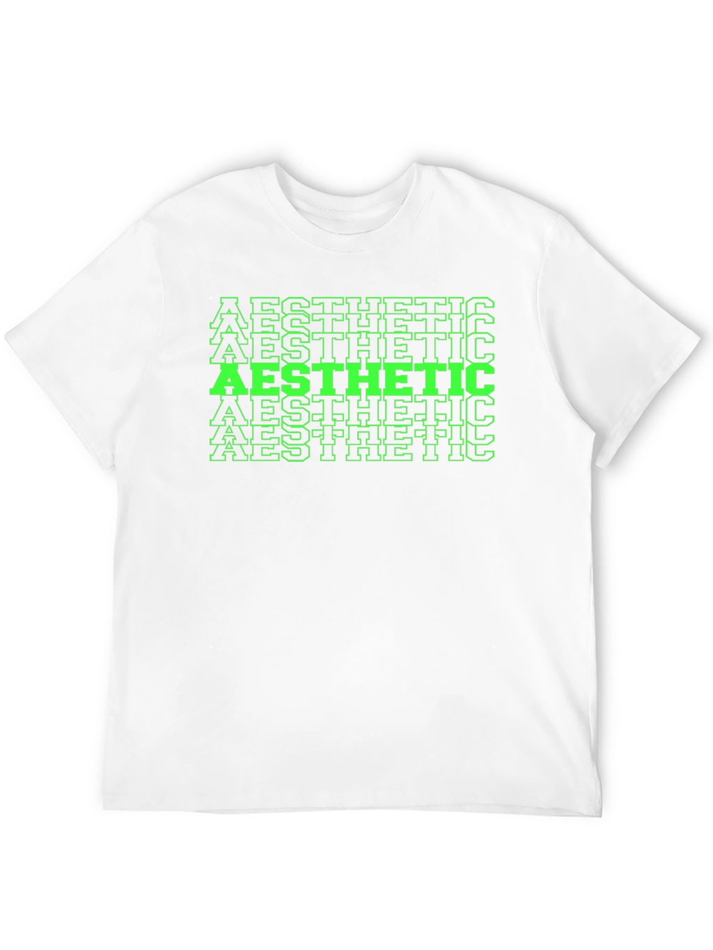 Aesthetic Graphic Print Tee - Black
