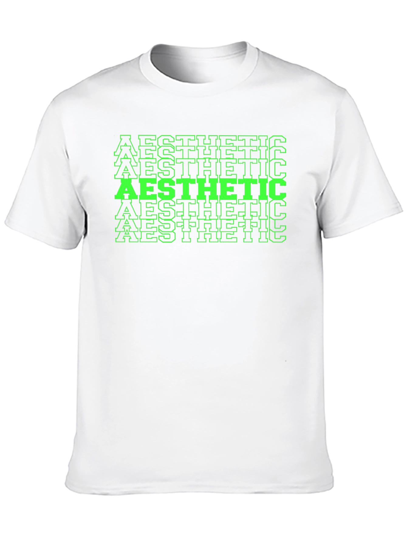 Aesthetic Graphic Print Tee - Black