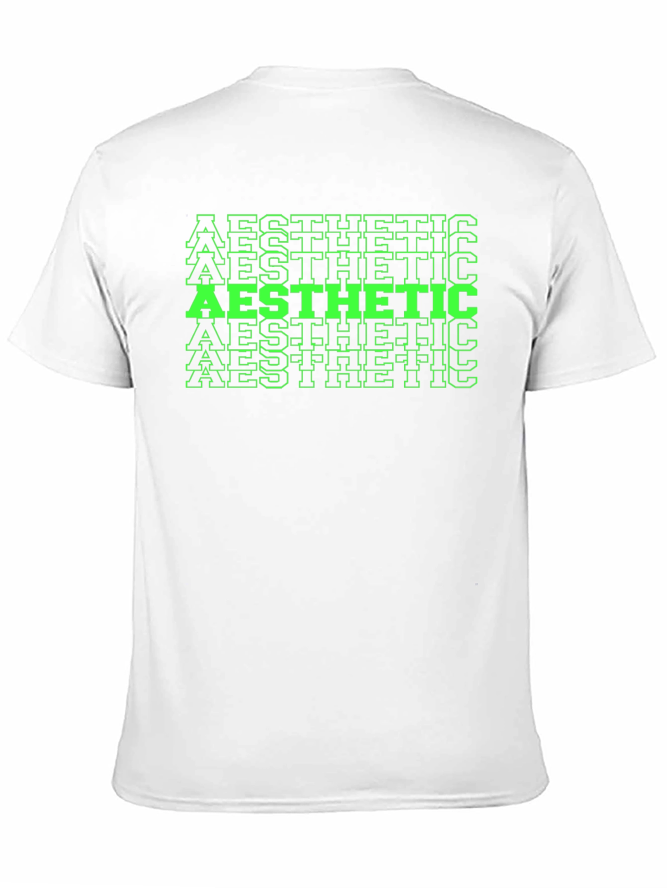 Aesthetic Graphic Print Tee - Black