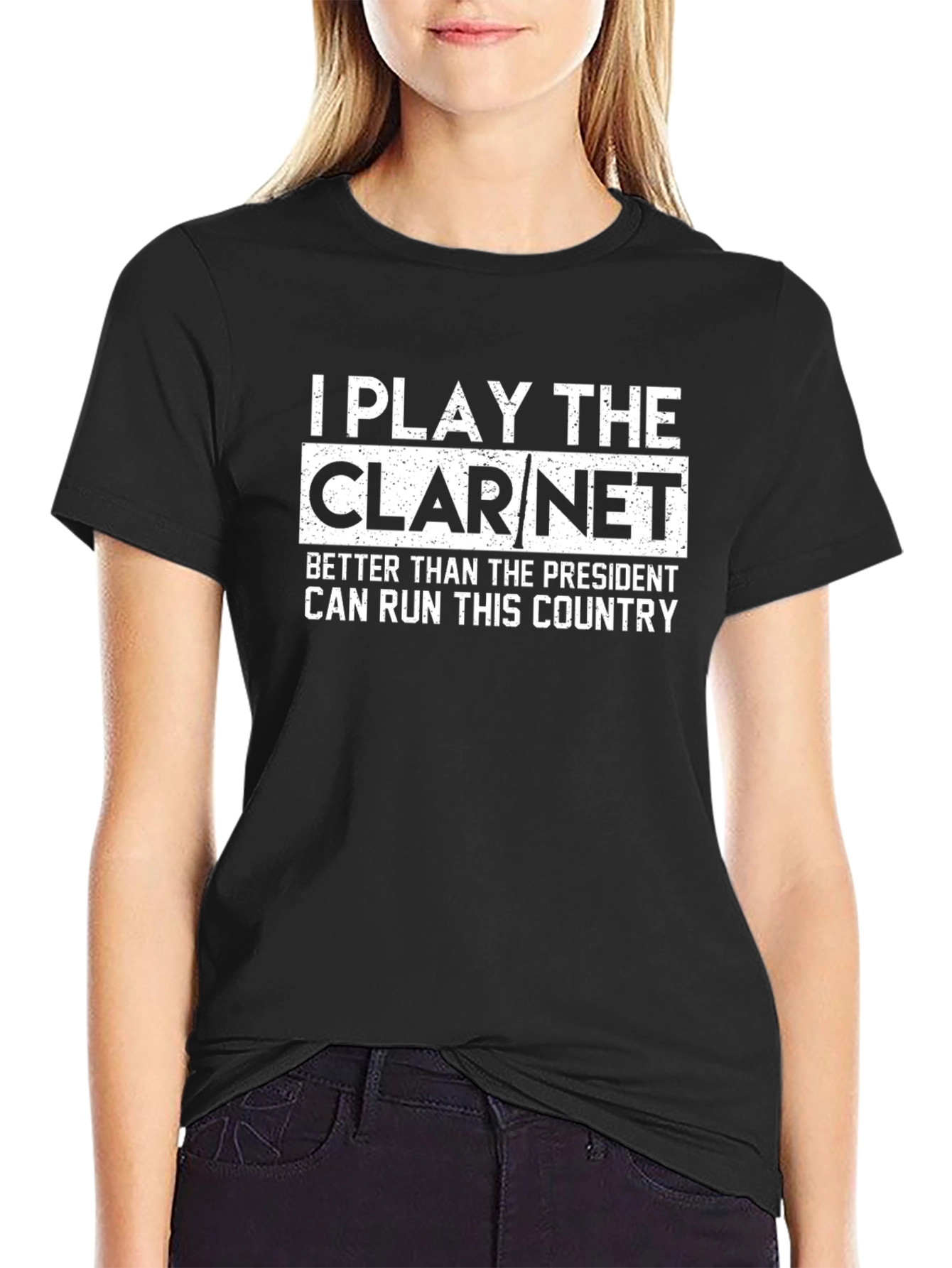 Clarinet Player Tee - I Play The Clarinet T-Shirt