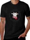 I Licked It Funny Cow Graphic Tee